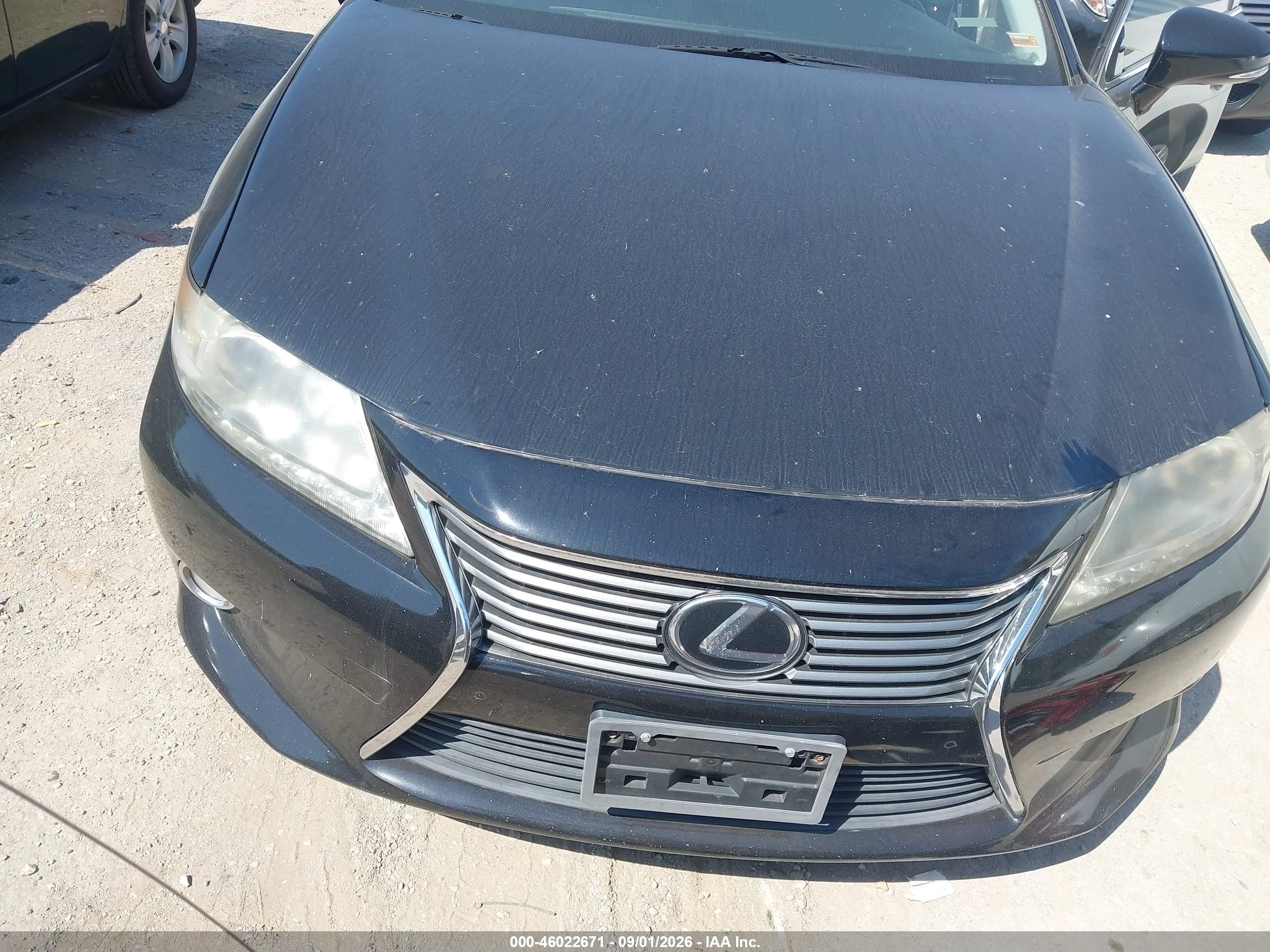 2013 Lexus Es 350   Black vin: JTHBK1GG4D2050727