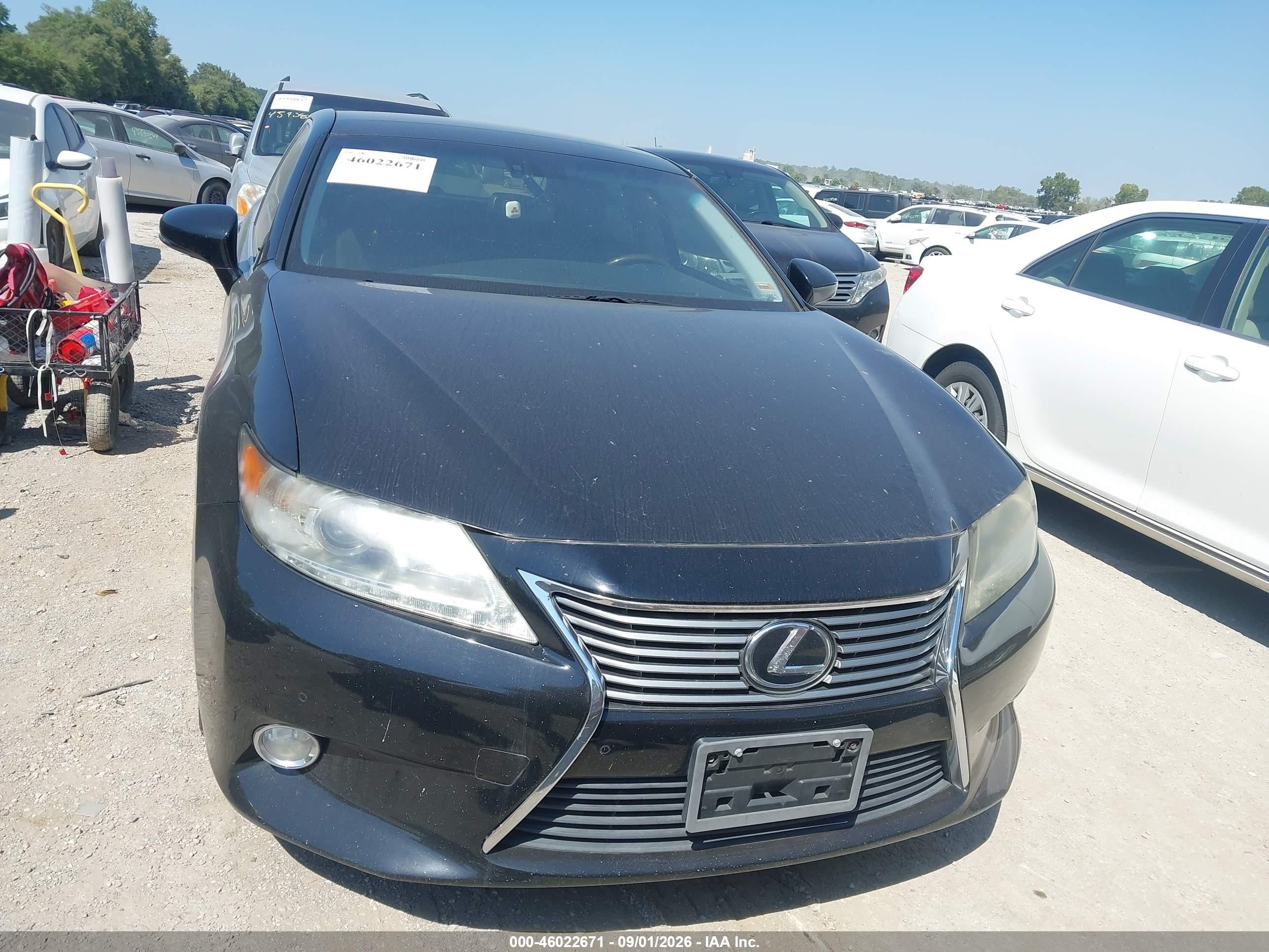 2013 Lexus Es 350   Black vin: JTHBK1GG4D2050727