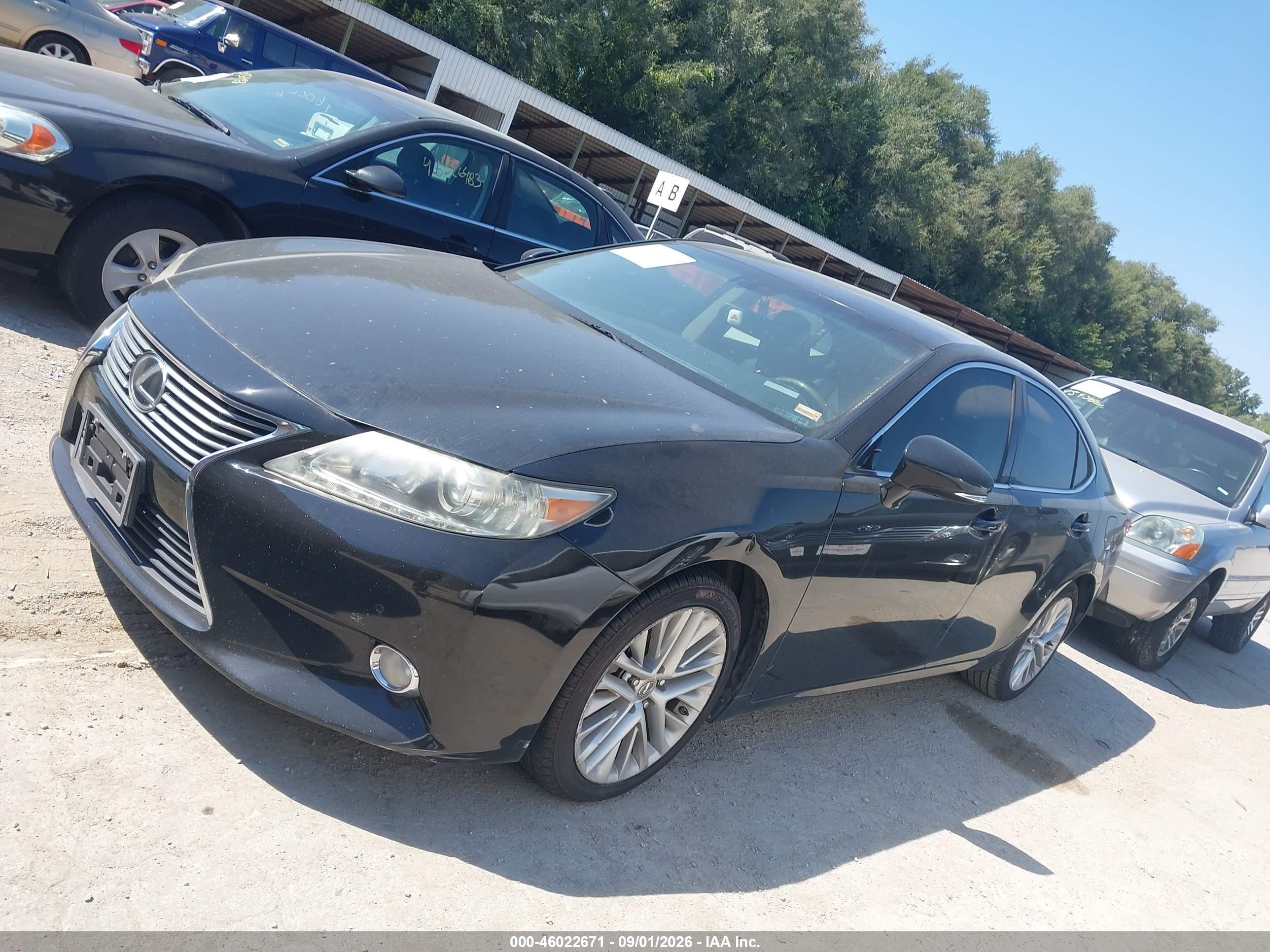 2013 Lexus Es 350   Black vin: JTHBK1GG4D2050727