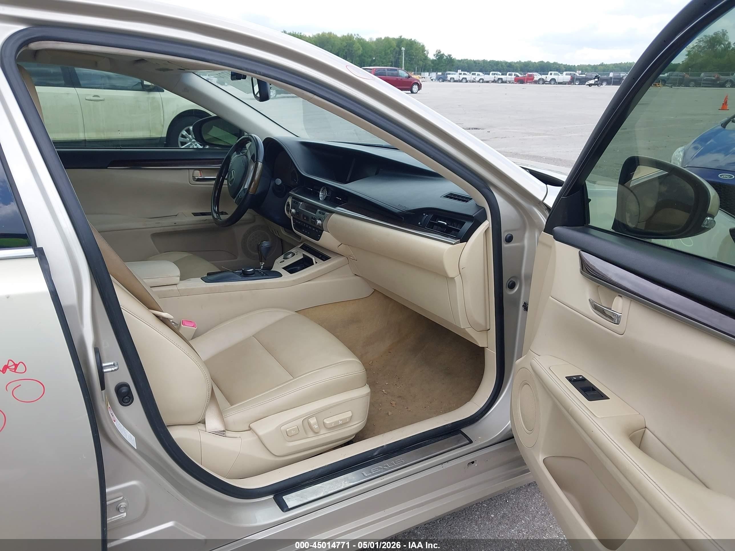 2013 Lexus Es 350   Золотой vin: JTHBK1GG4D2051439