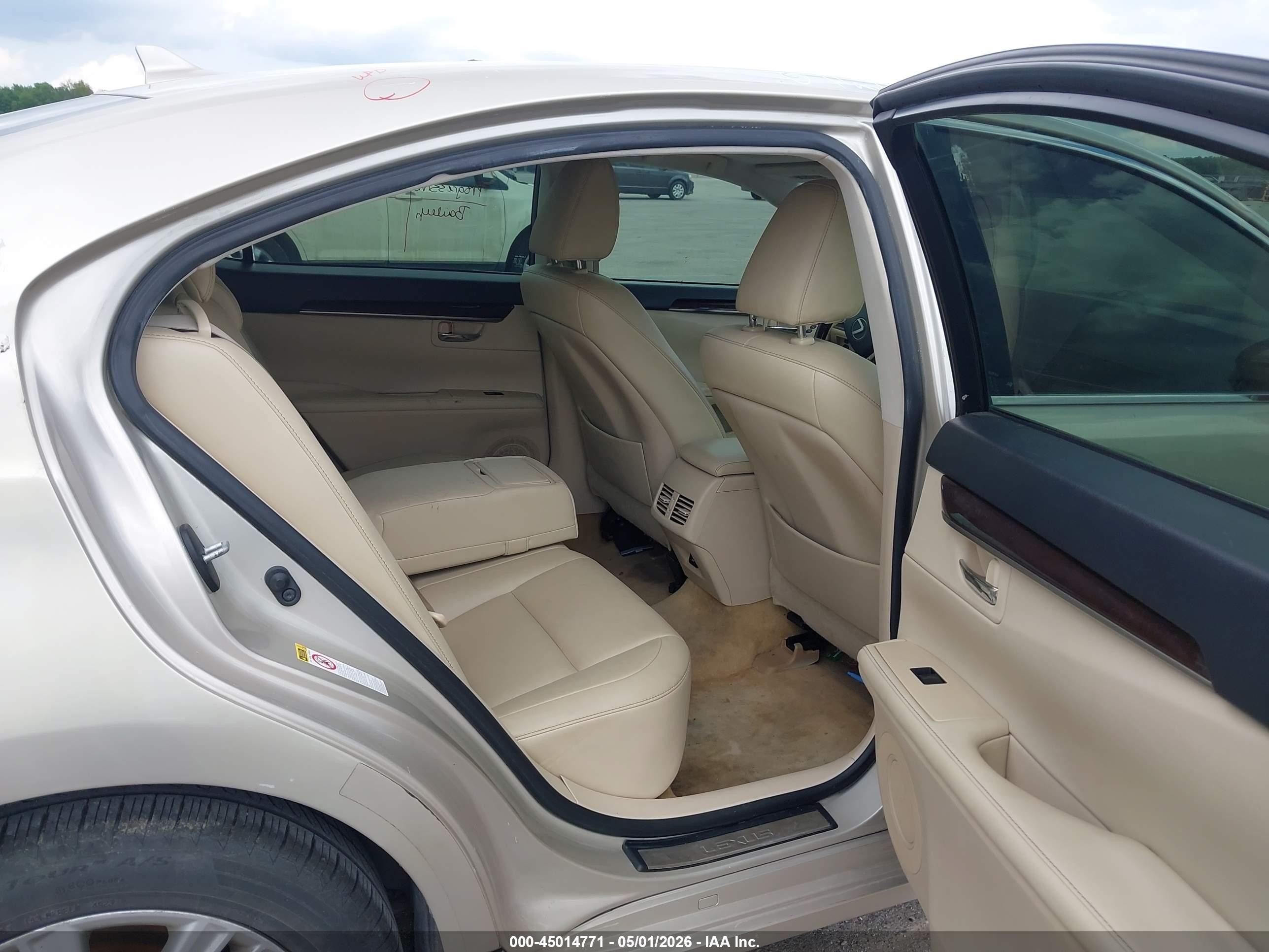 2013 Lexus Es 350   Золотой vin: JTHBK1GG4D2051439