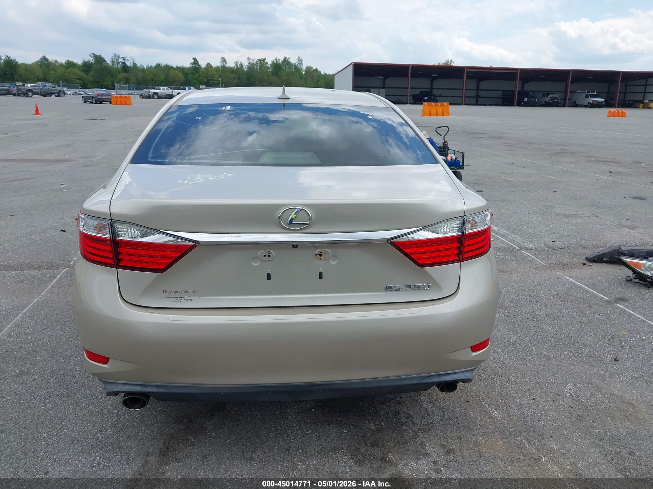 2013 Lexus Es 350   Золотой vin: JTHBK1GG4D2051439