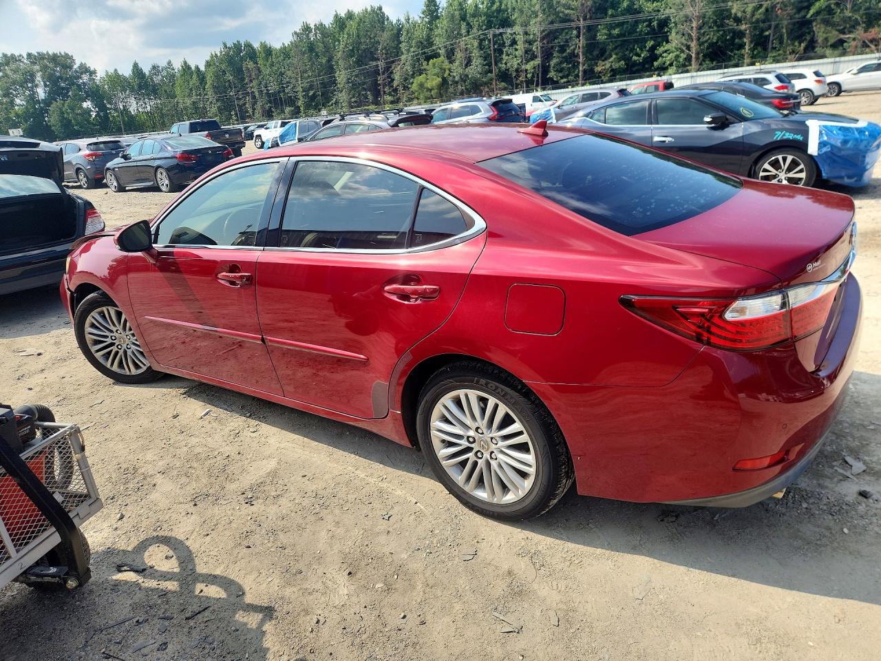 2013 Lexus Es 350 Red vin: JTHBK1GG4D2051490