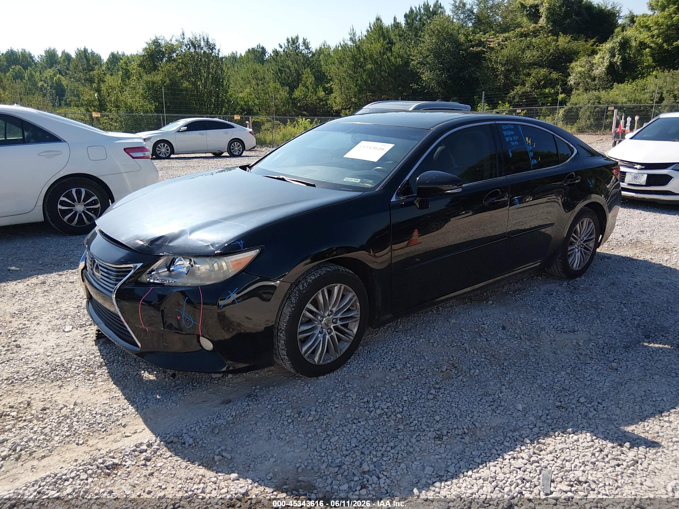2013 Lexus Es 350   Black vin: JTHBK1GG4D2051747
