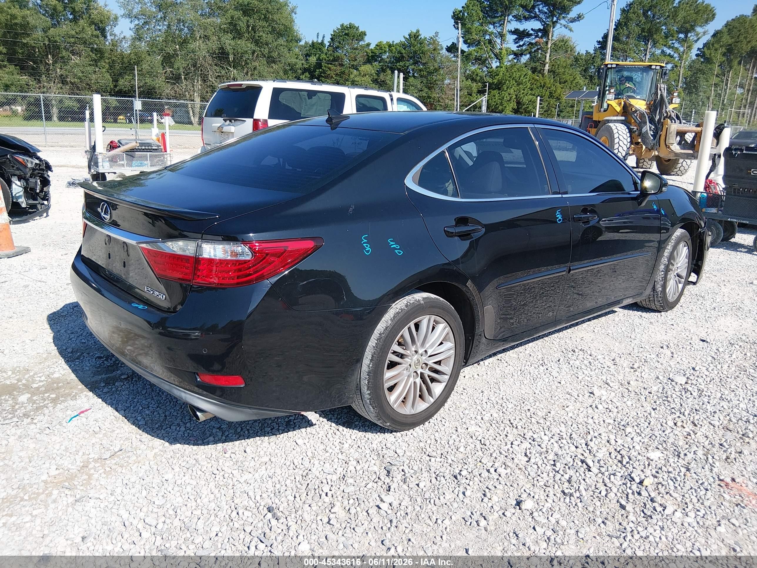 2013 Lexus Es 350   Black vin: JTHBK1GG4D2051747