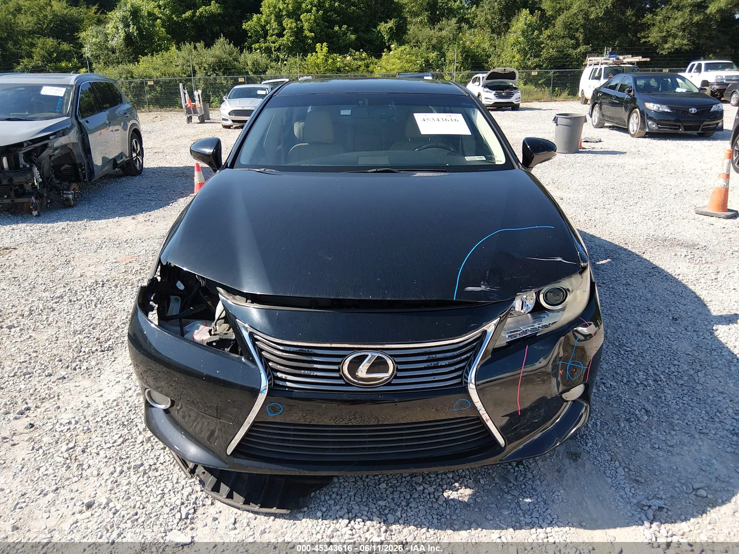 2013 Lexus Es 350   Black vin: JTHBK1GG4D2051747