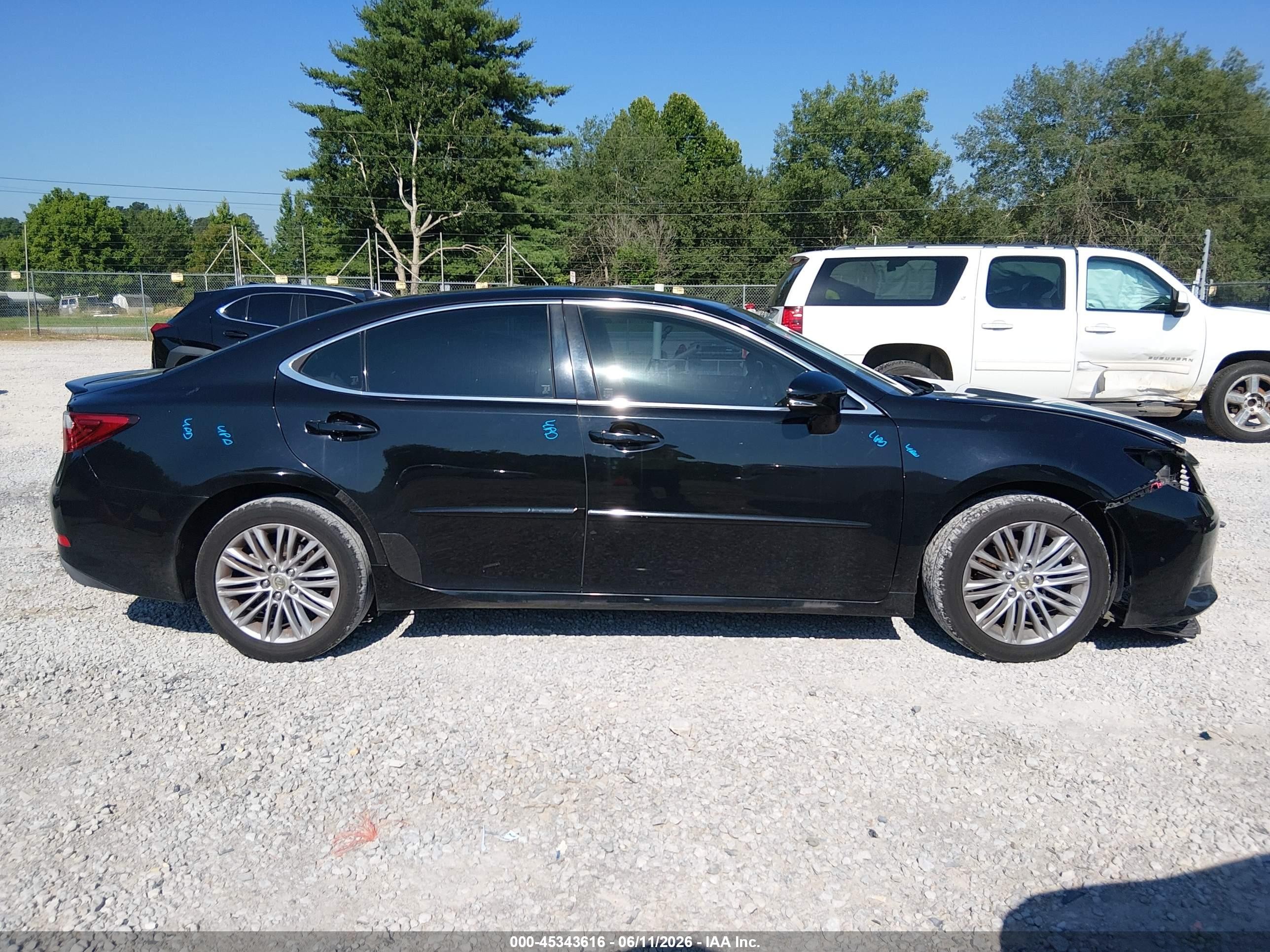 2013 Lexus Es 350   Black vin: JTHBK1GG4D2051747