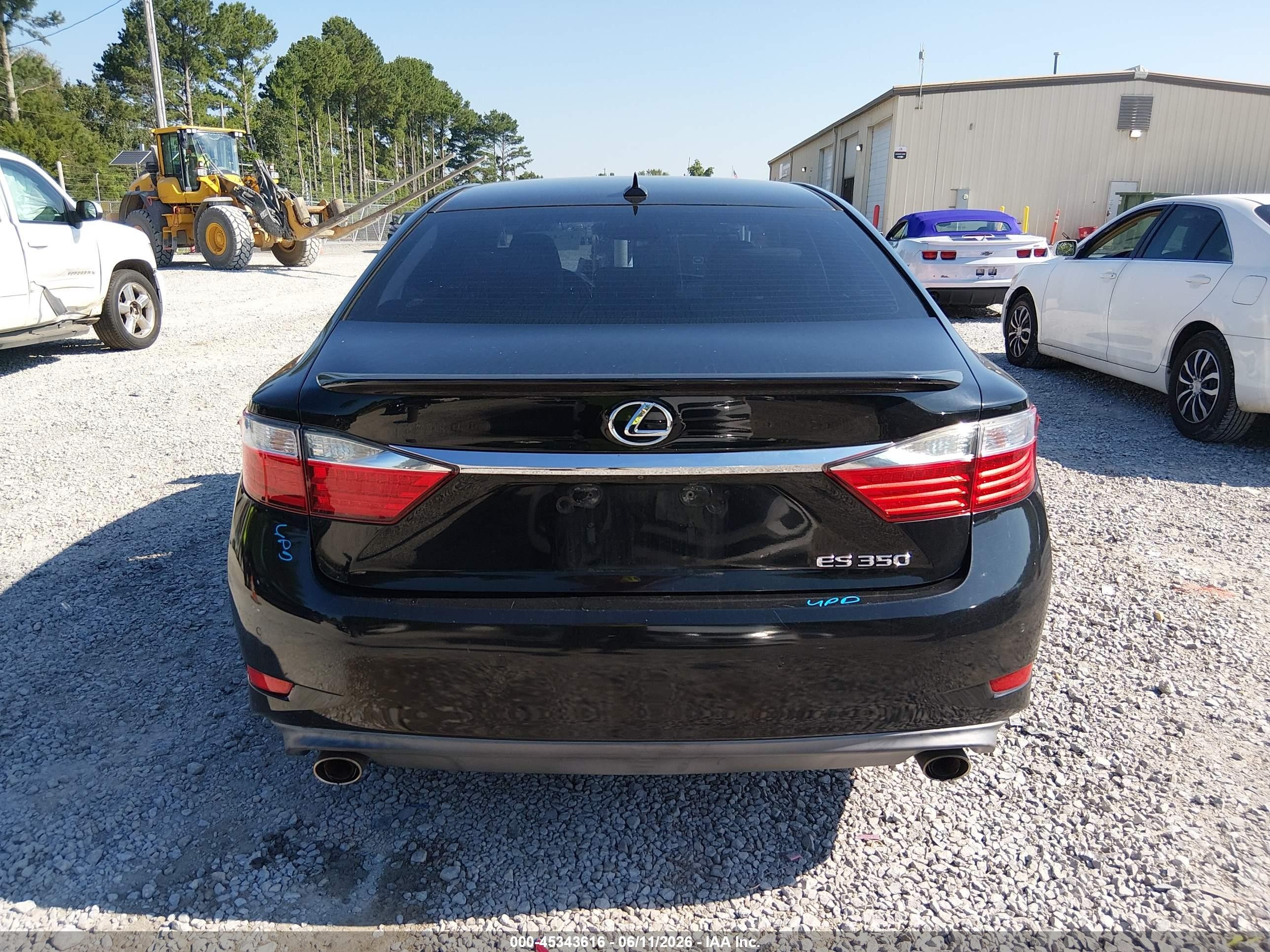 2013 Lexus Es 350   Black vin: JTHBK1GG4D2051747