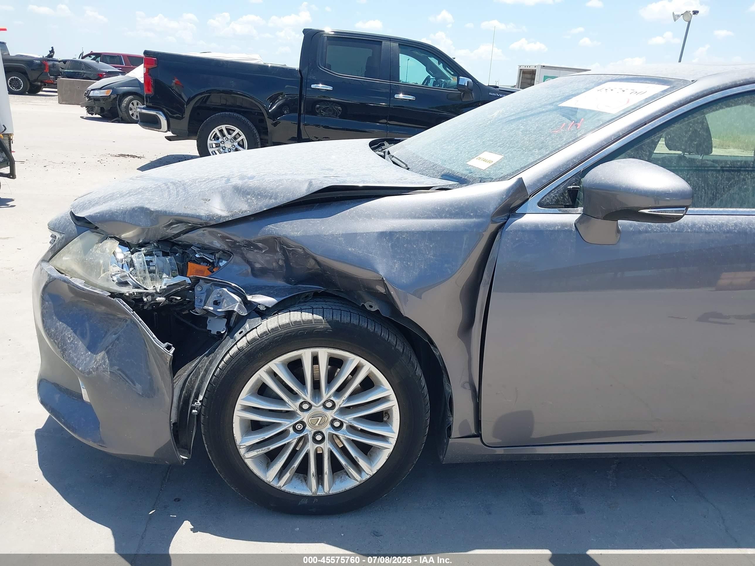 2013 Lexus Es 350   Gray vin: JTHBK1GG4D2052686