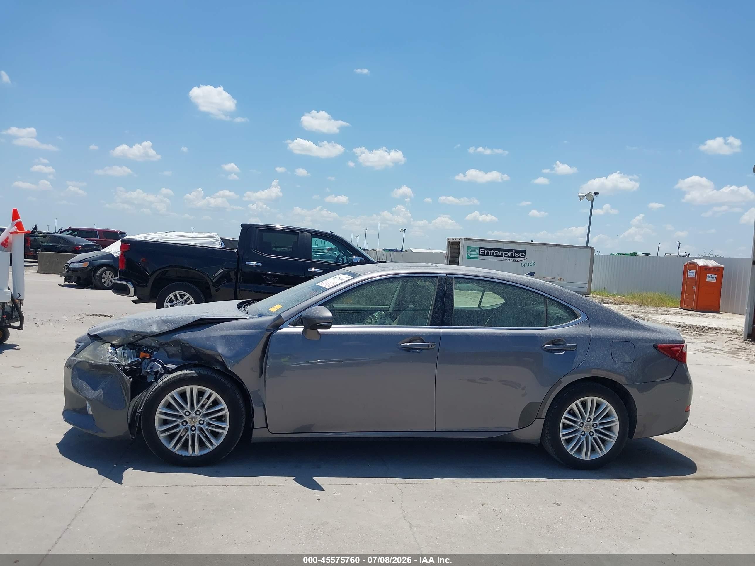 2013 Lexus Es 350   Gray vin: JTHBK1GG4D2052686