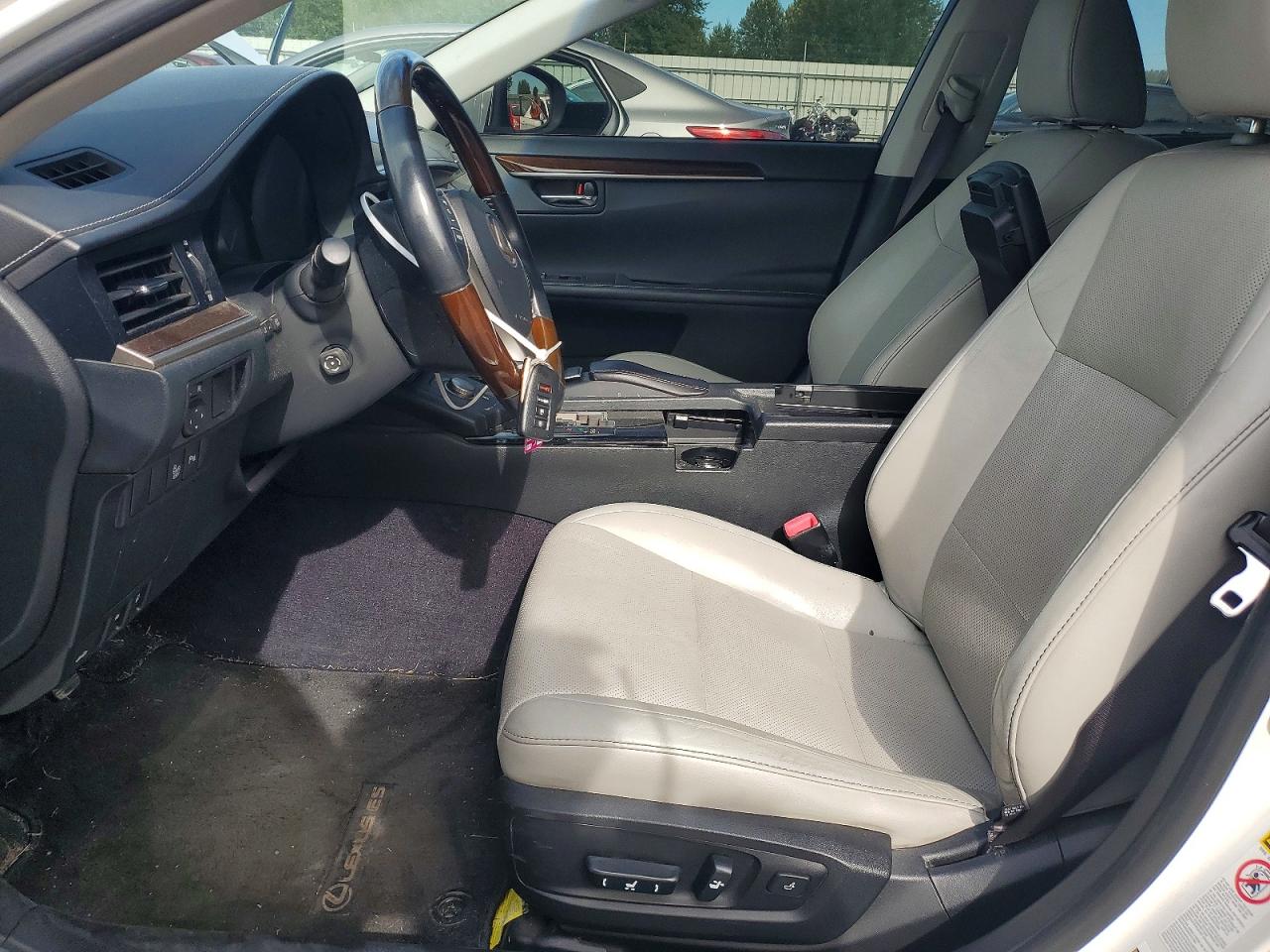 2013 Lexus Es 350 White vin: JTHBK1GG4D2054339
