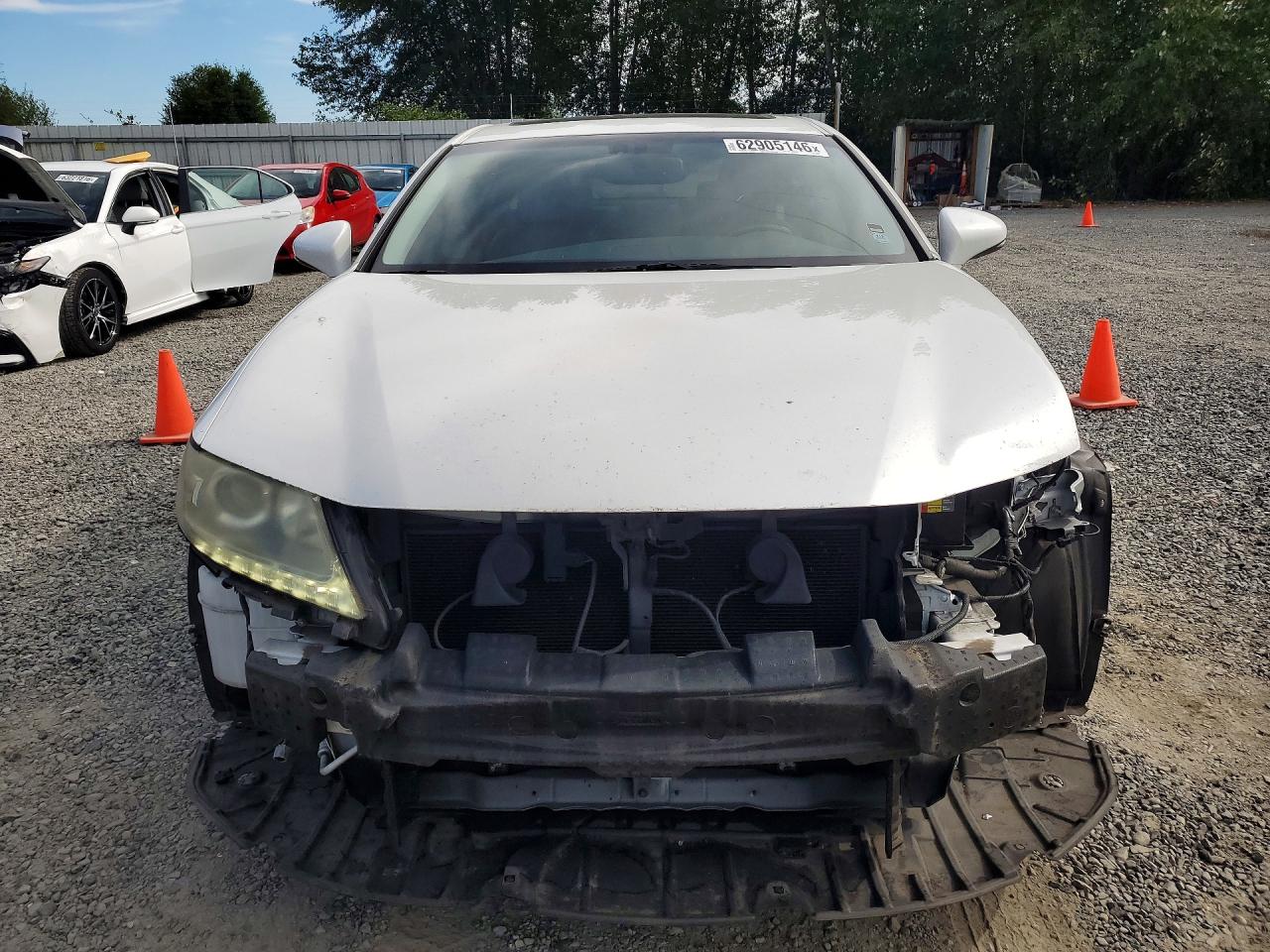 2013 Lexus Es 350 White vin: JTHBK1GG4D2054339