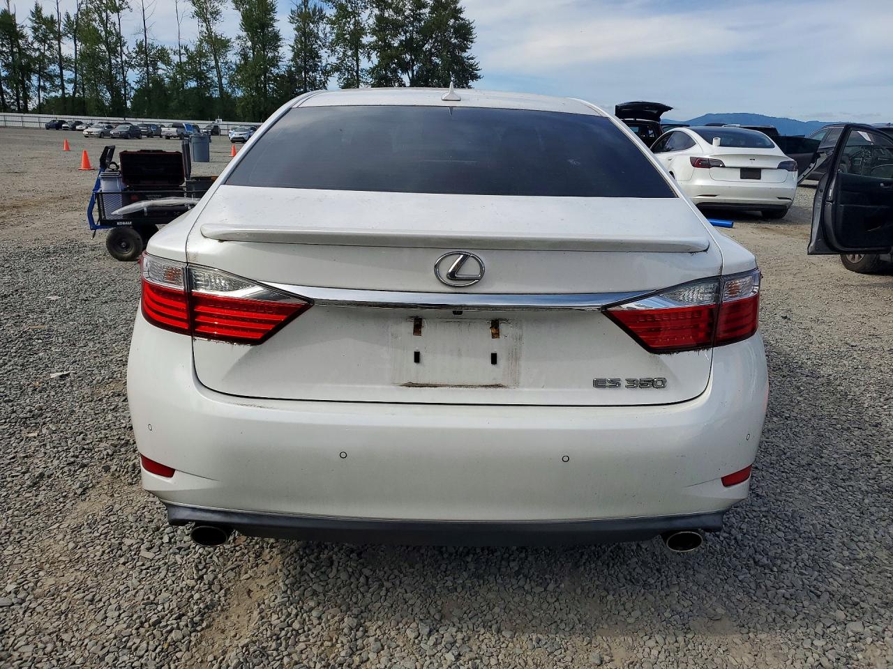 2013 Lexus Es 350 White vin: JTHBK1GG4D2054339