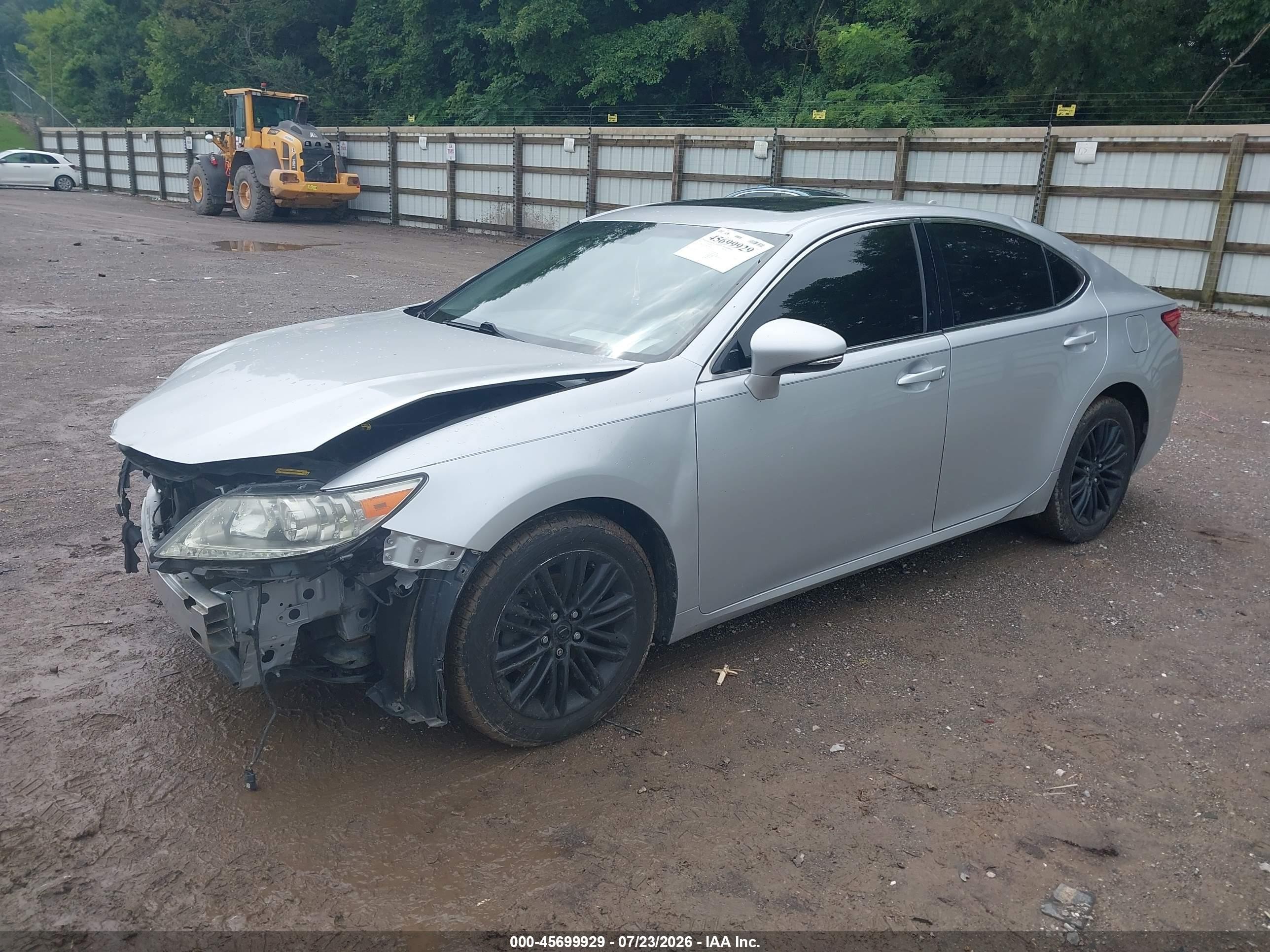 2013 Lexus Es 350   White vin: JTHBK1GG4D2062389