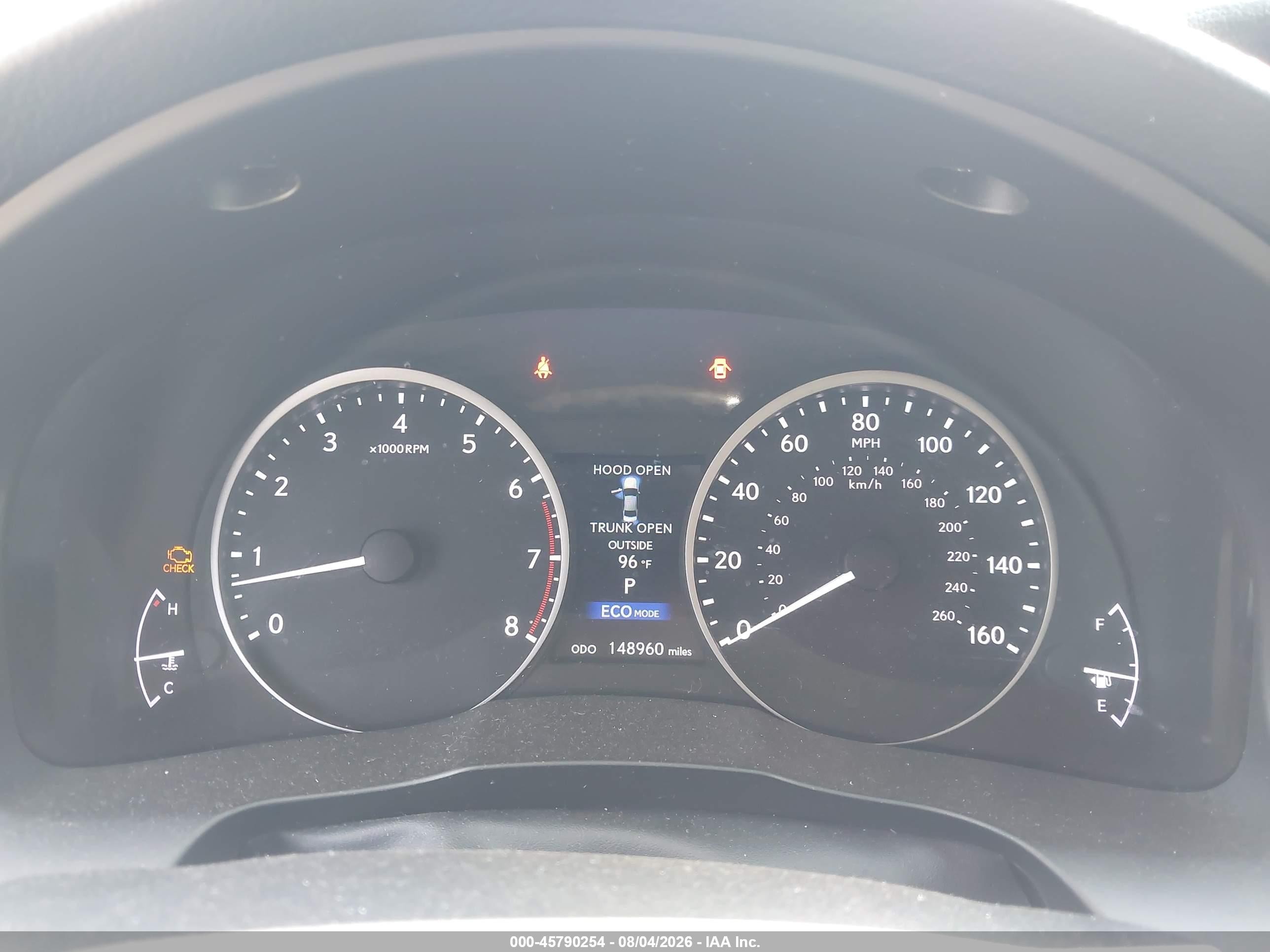 2013 Lexus Es 350   Gray vin: JTHBK1GG4D2063851