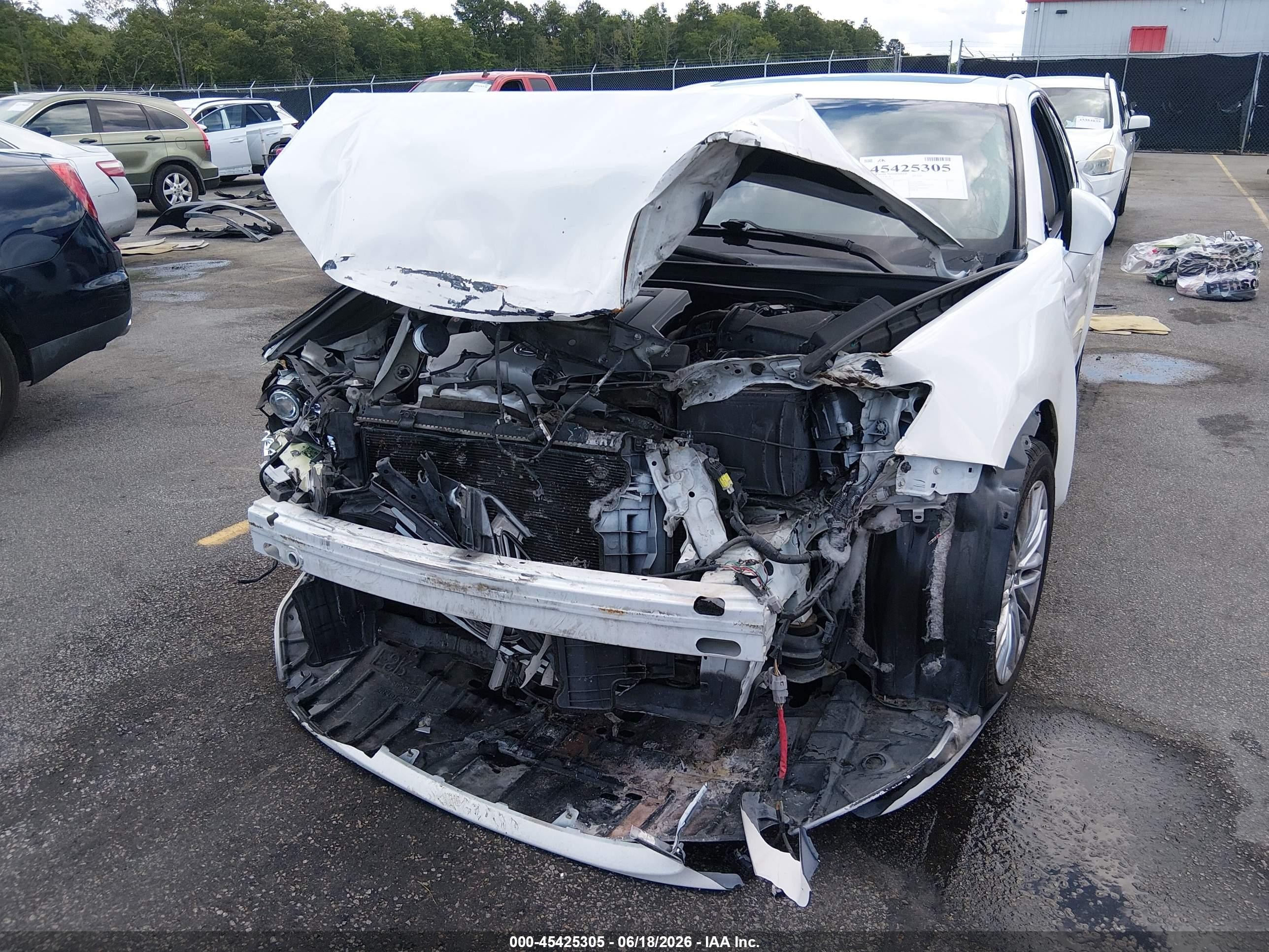 2013 Lexus Es 350   White vin: JTHBK1GG4D2068094