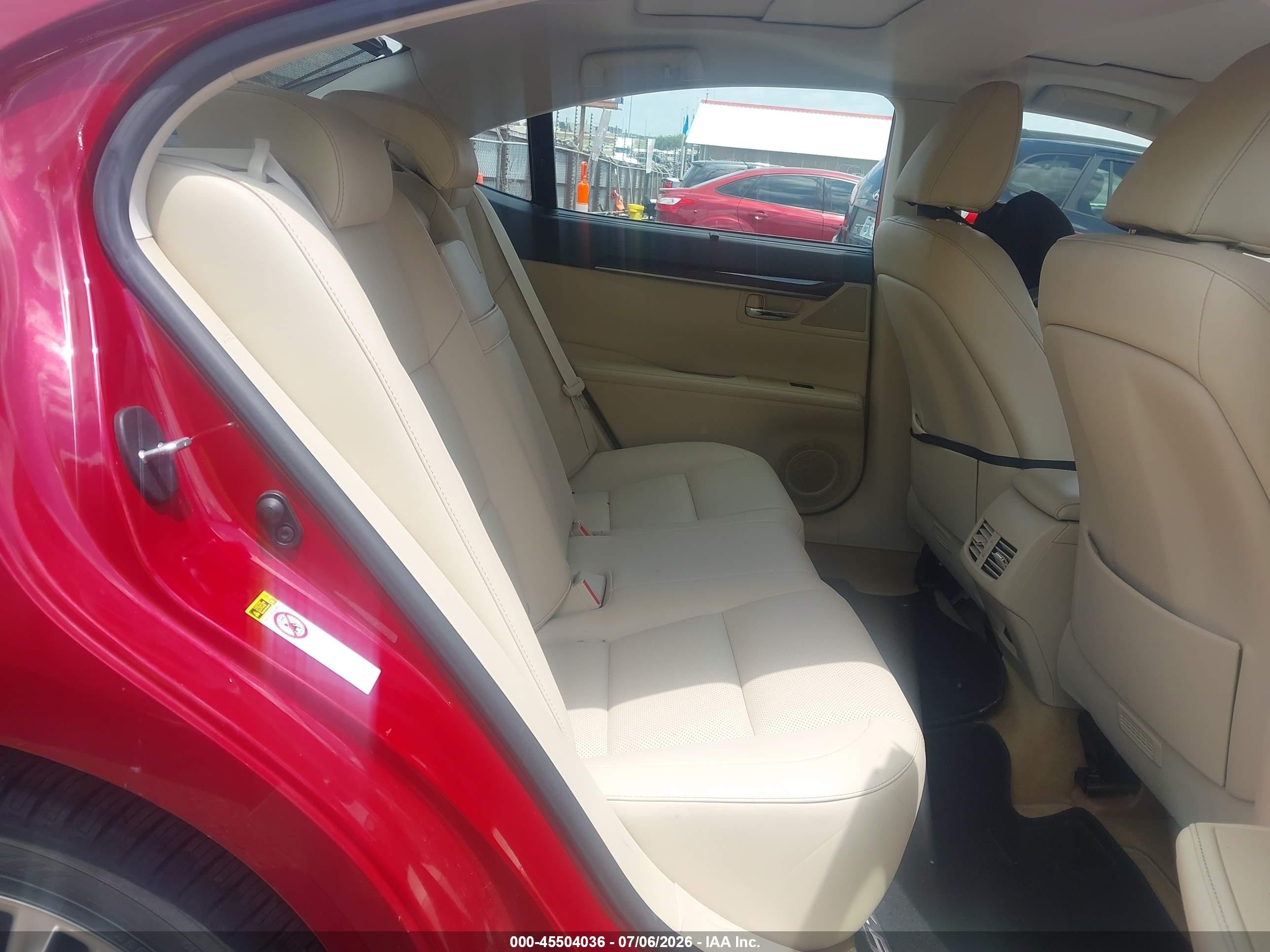 2013 Lexus Es 350   Red vin: JTHBK1GG4D2075143