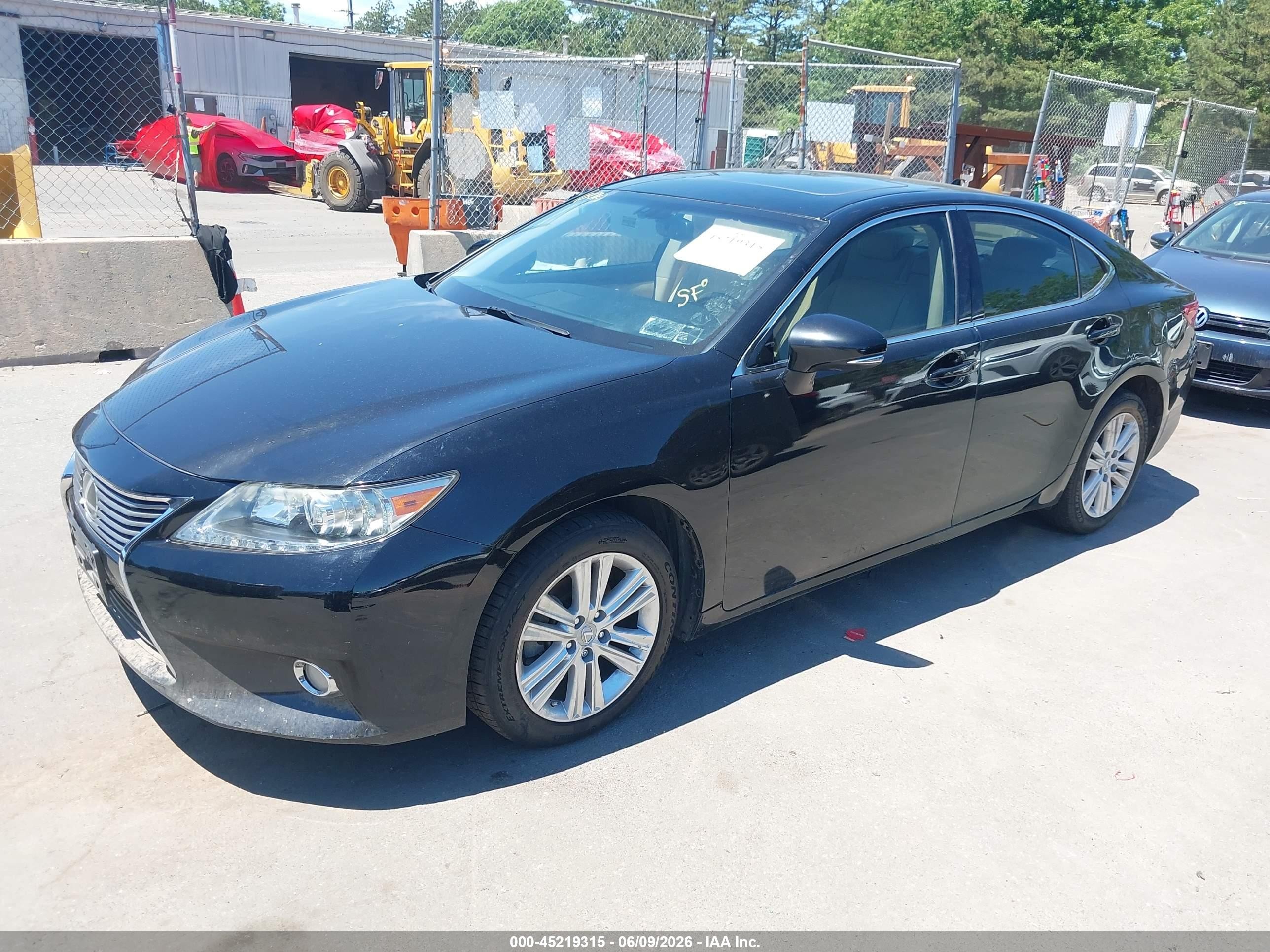 2013 Lexus Es 350 Black vin: JTHBK1GG4D2075871