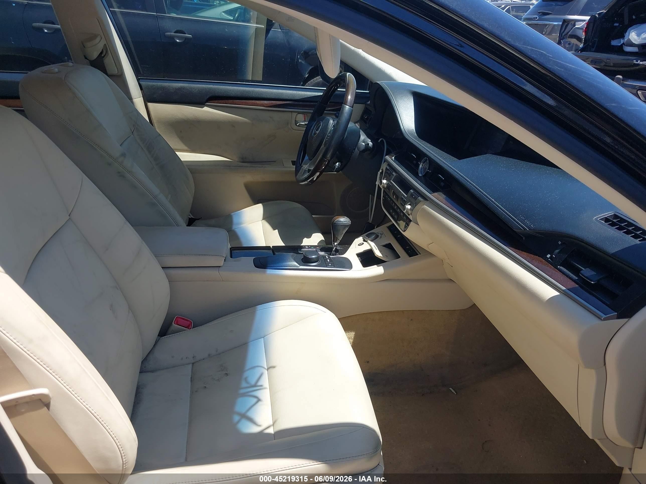 2013 Lexus Es 350 Black vin: JTHBK1GG4D2075871