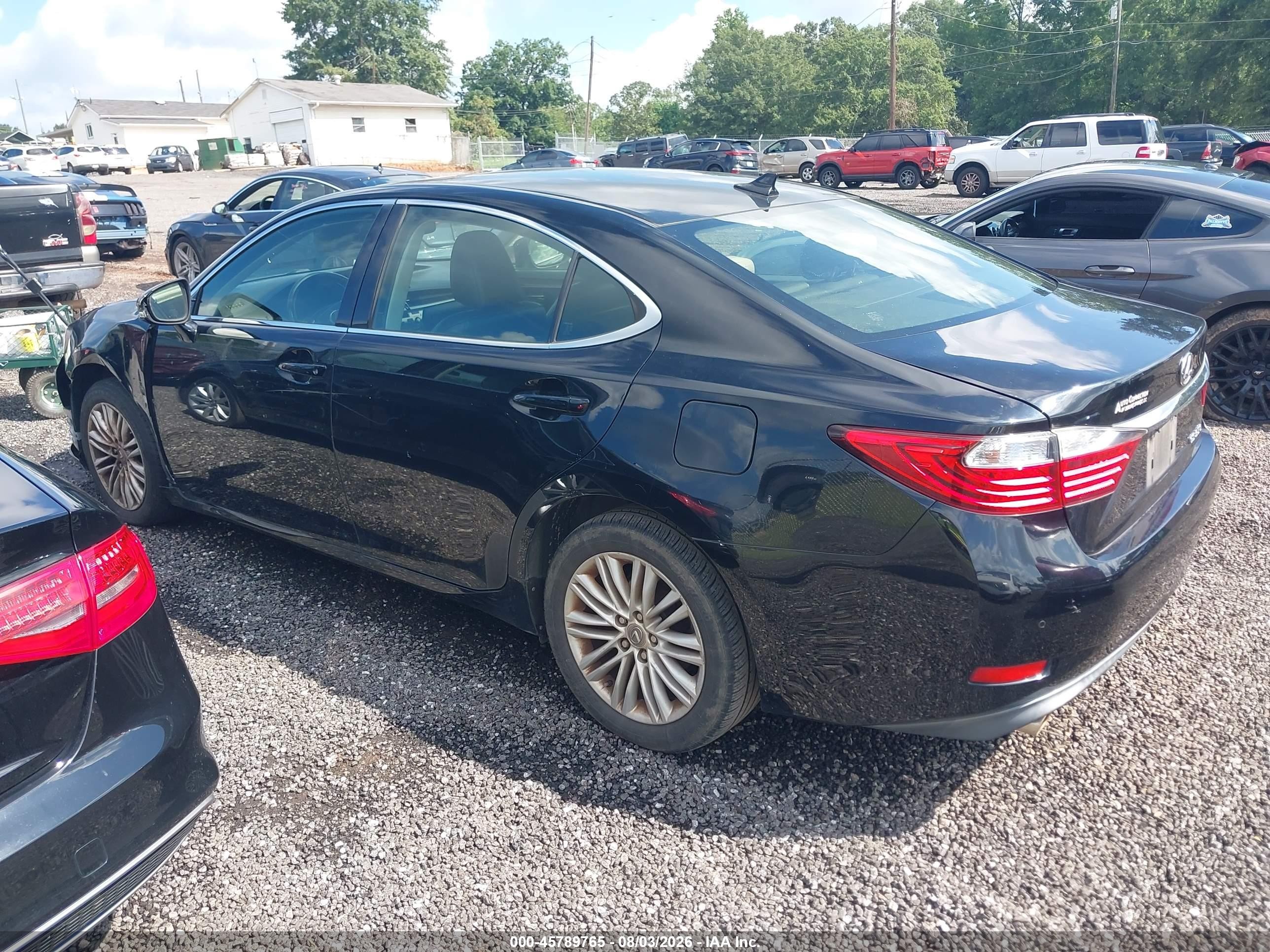 2013 Lexus Es 350   Black vin: JTHBK1GG4D2080777