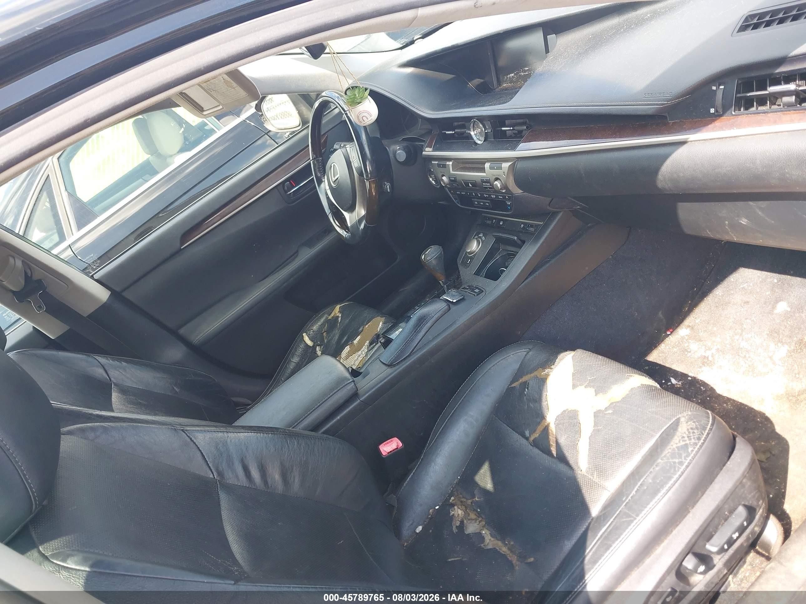 2013 Lexus Es 350   Black vin: JTHBK1GG4D2080777