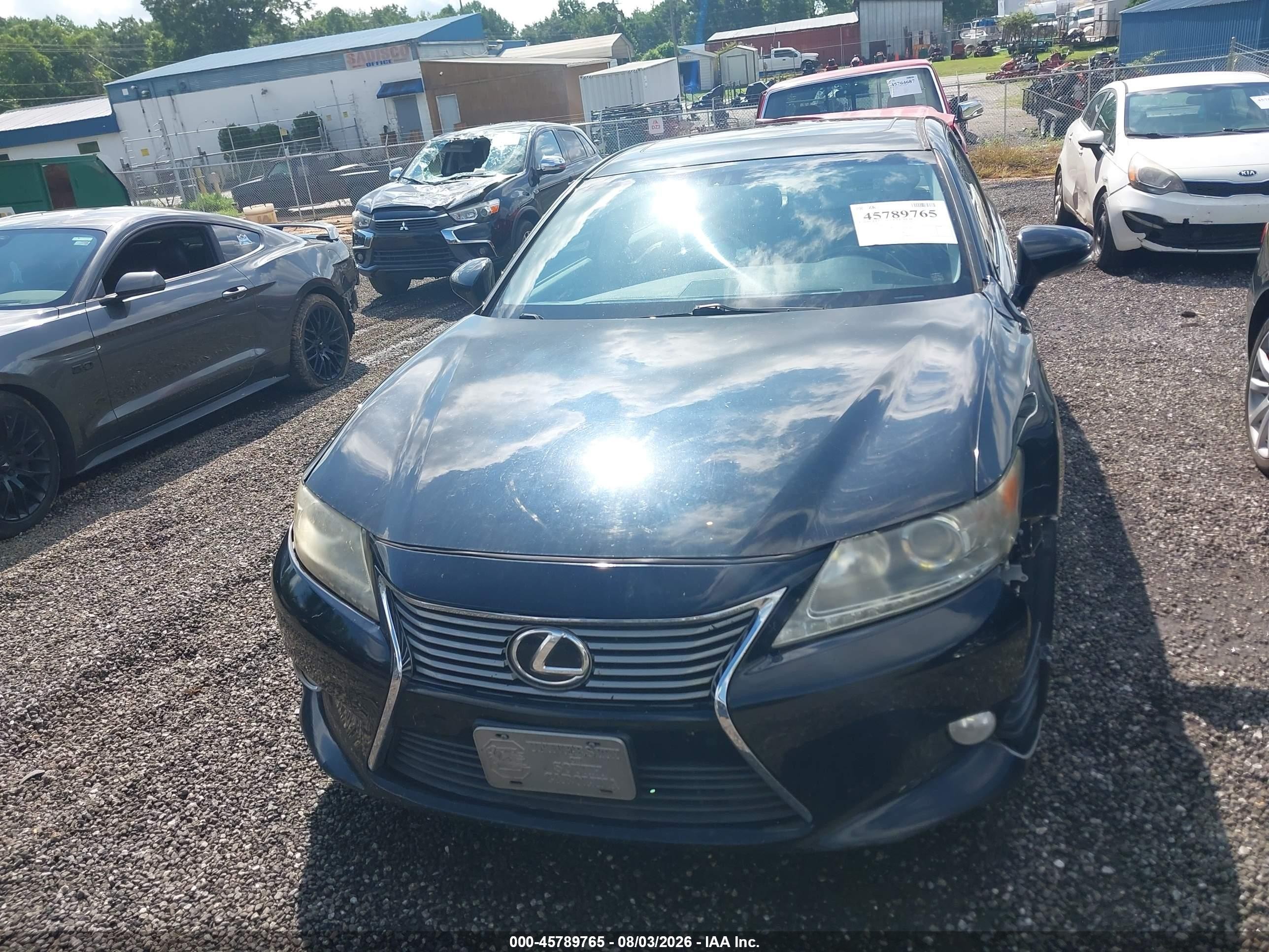 2013 Lexus Es 350   Black vin: JTHBK1GG4D2080777