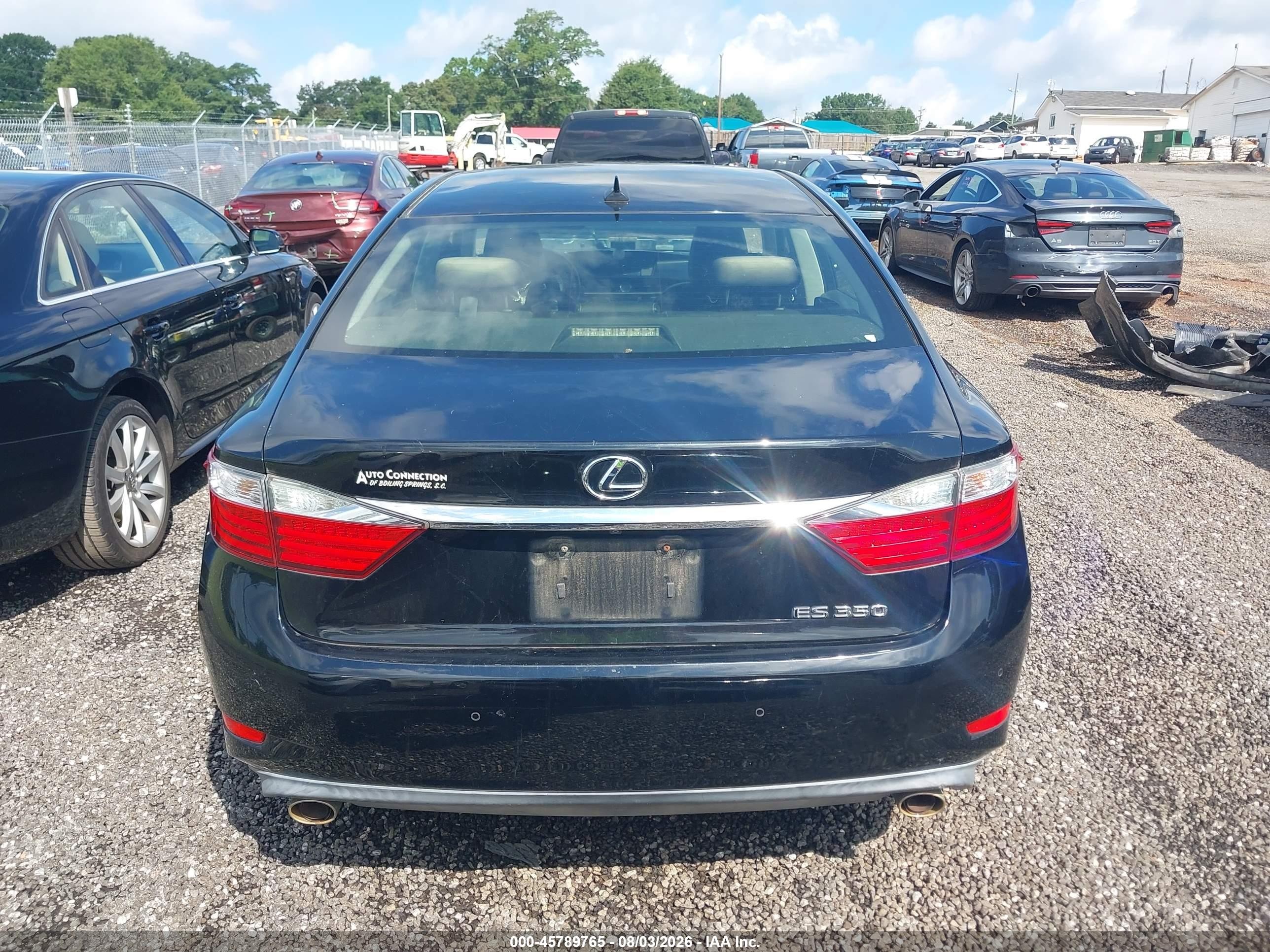 2013 Lexus Es 350   Black vin: JTHBK1GG4D2080777