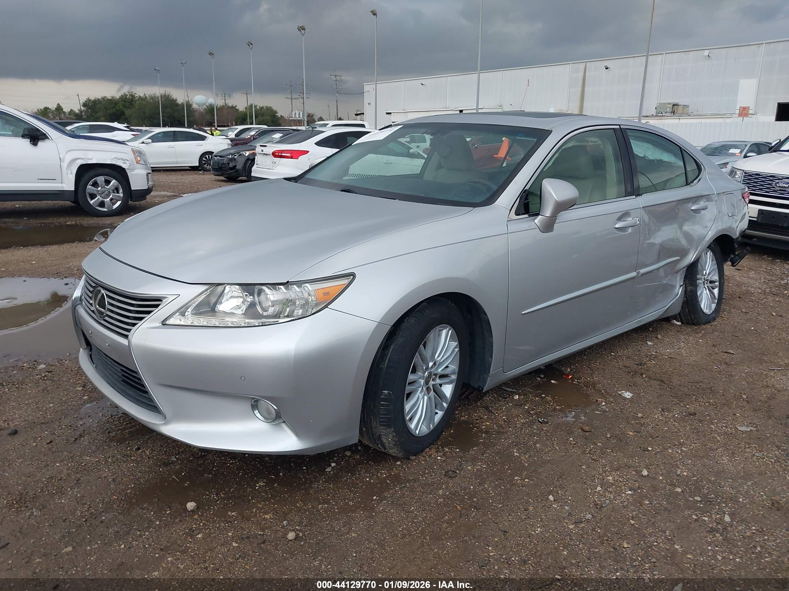 2013 Lexus Es 350   Silver vin: JTHBK1GG4D2082707