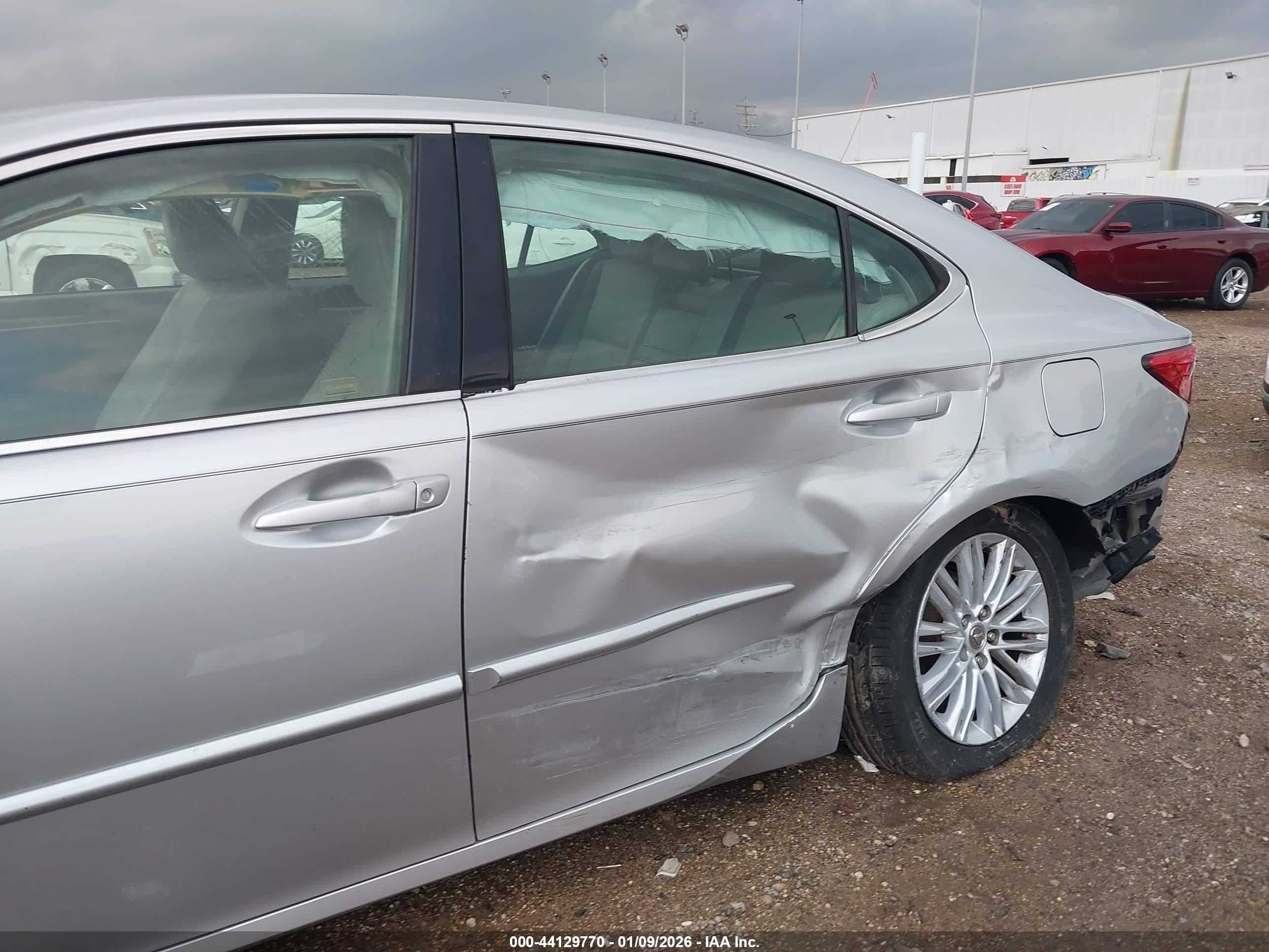 2013 Lexus Es 350   Silver vin: JTHBK1GG4D2082707