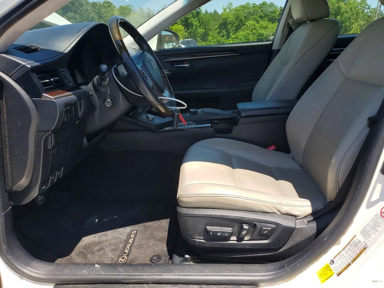 2013 Lexus Es 350 White vin: JTHBK1GG4D2083758