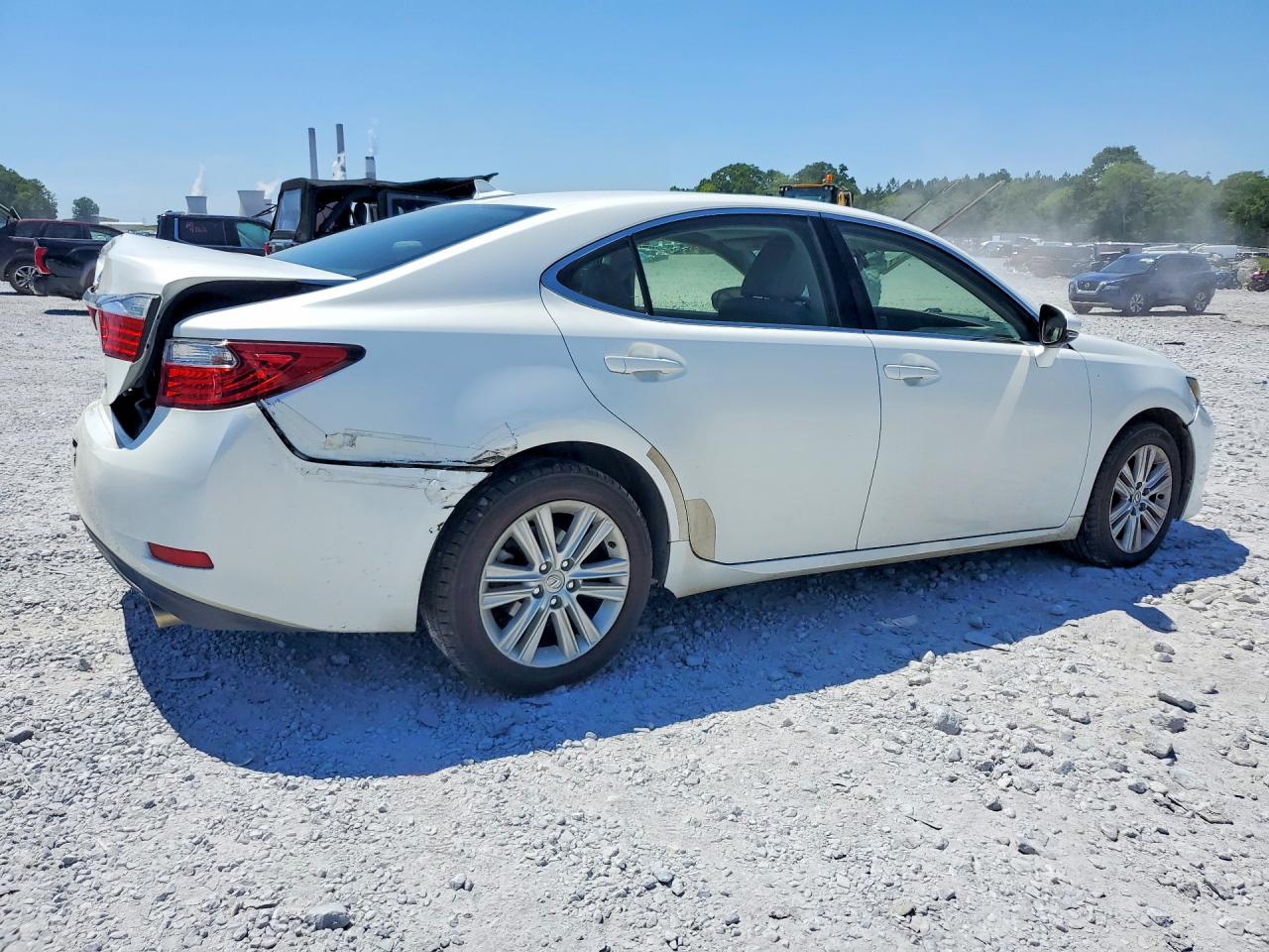 2013 Lexus Es 350 White vin: JTHBK1GG4D2083758