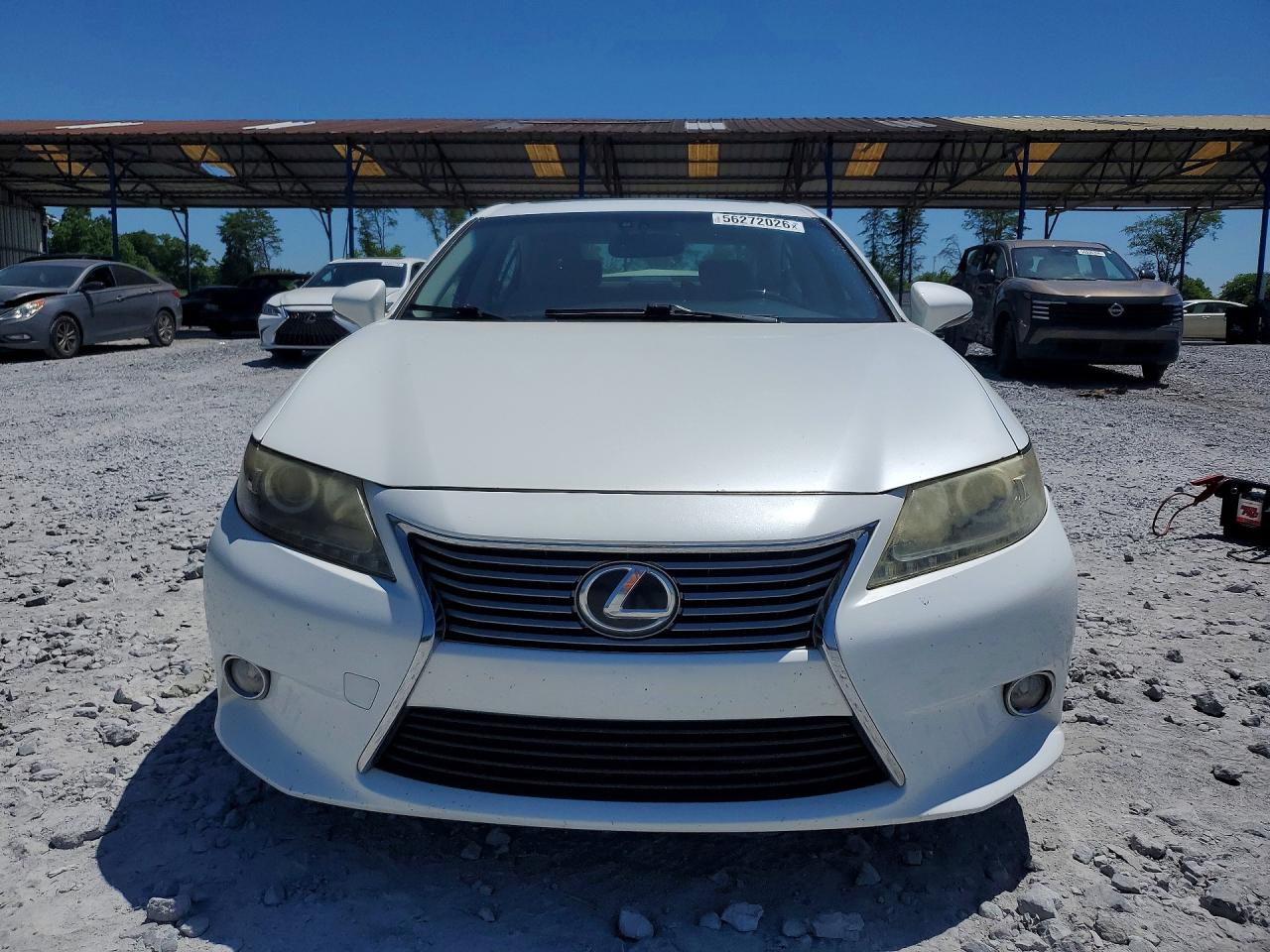 2013 Lexus Es 350 White vin: JTHBK1GG4D2083758
