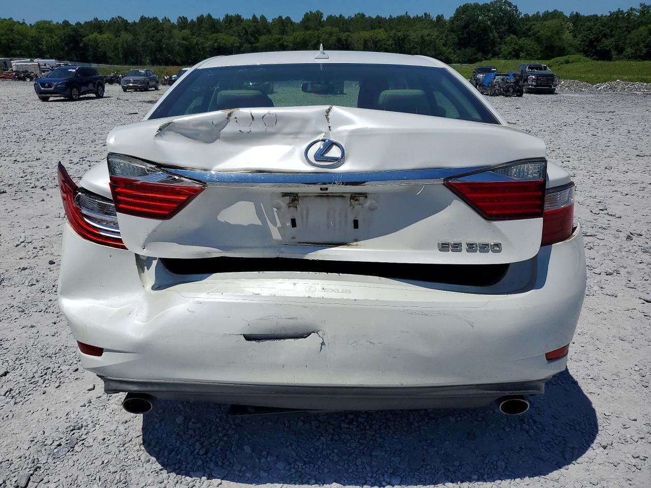 2013 Lexus Es 350 White vin: JTHBK1GG4D2083758