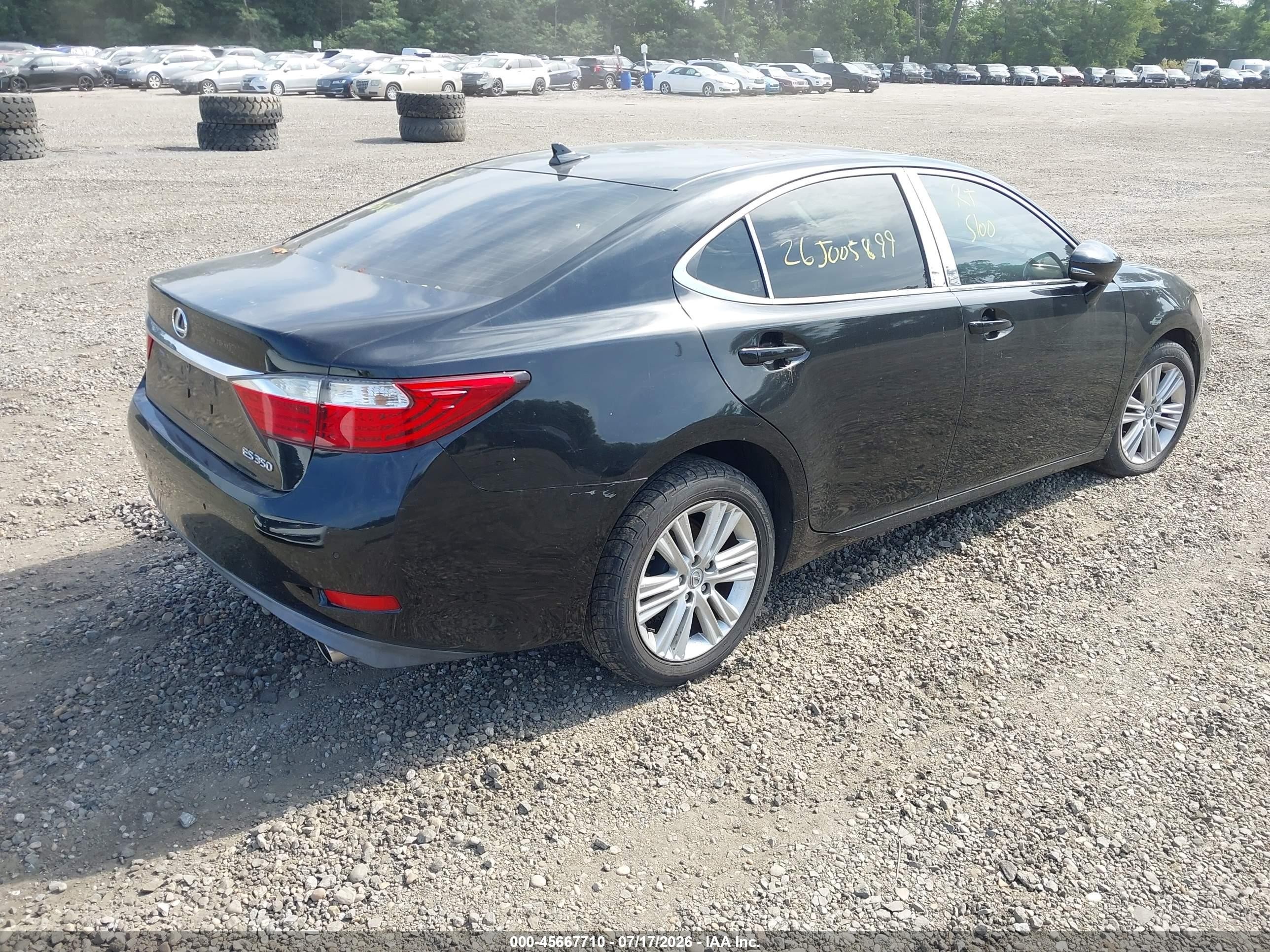 2014 Lexus Es 350   Black vin: JTHBK1GG4E2085849