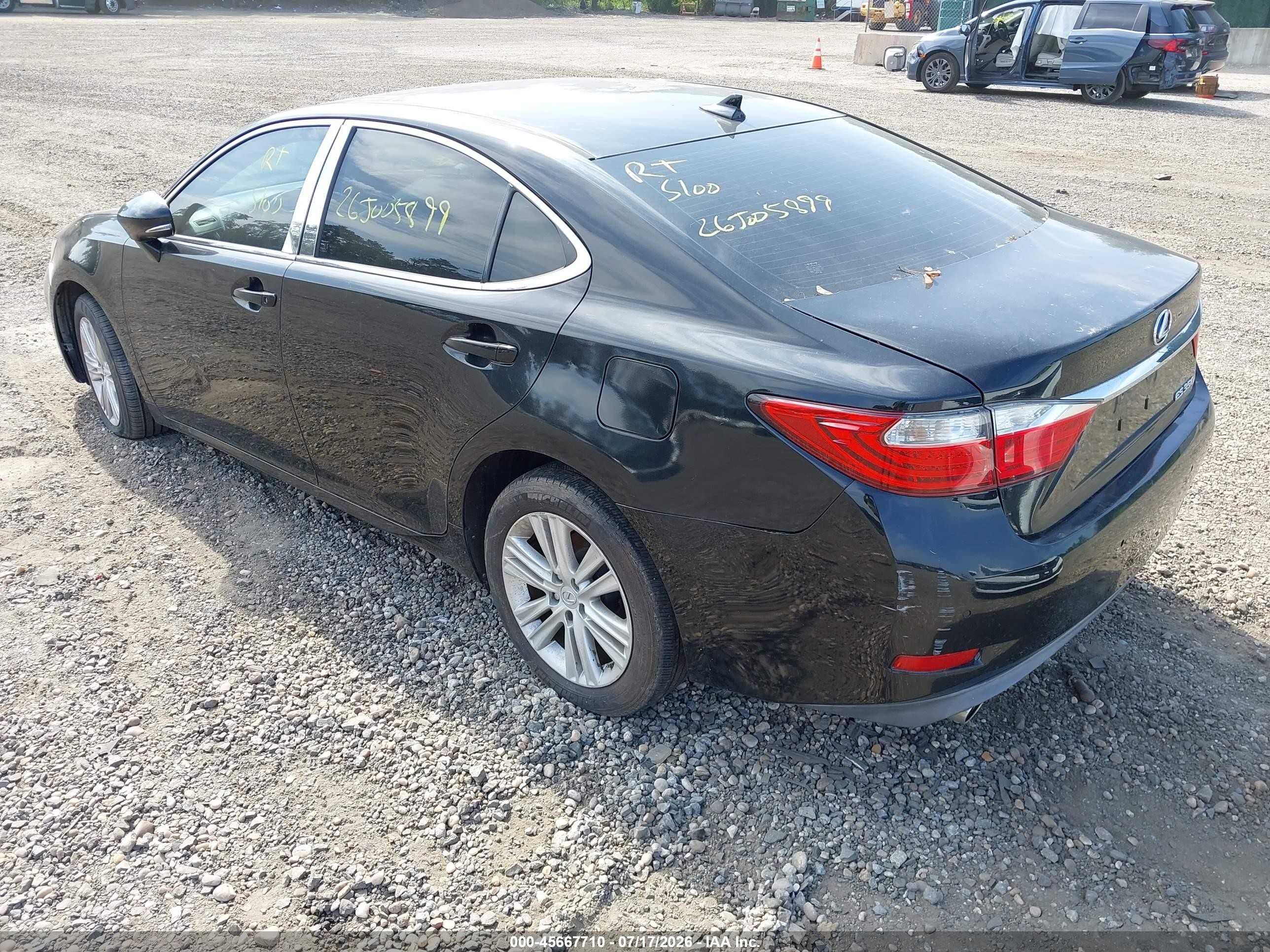 2014 Lexus Es 350   Black vin: JTHBK1GG4E2085849