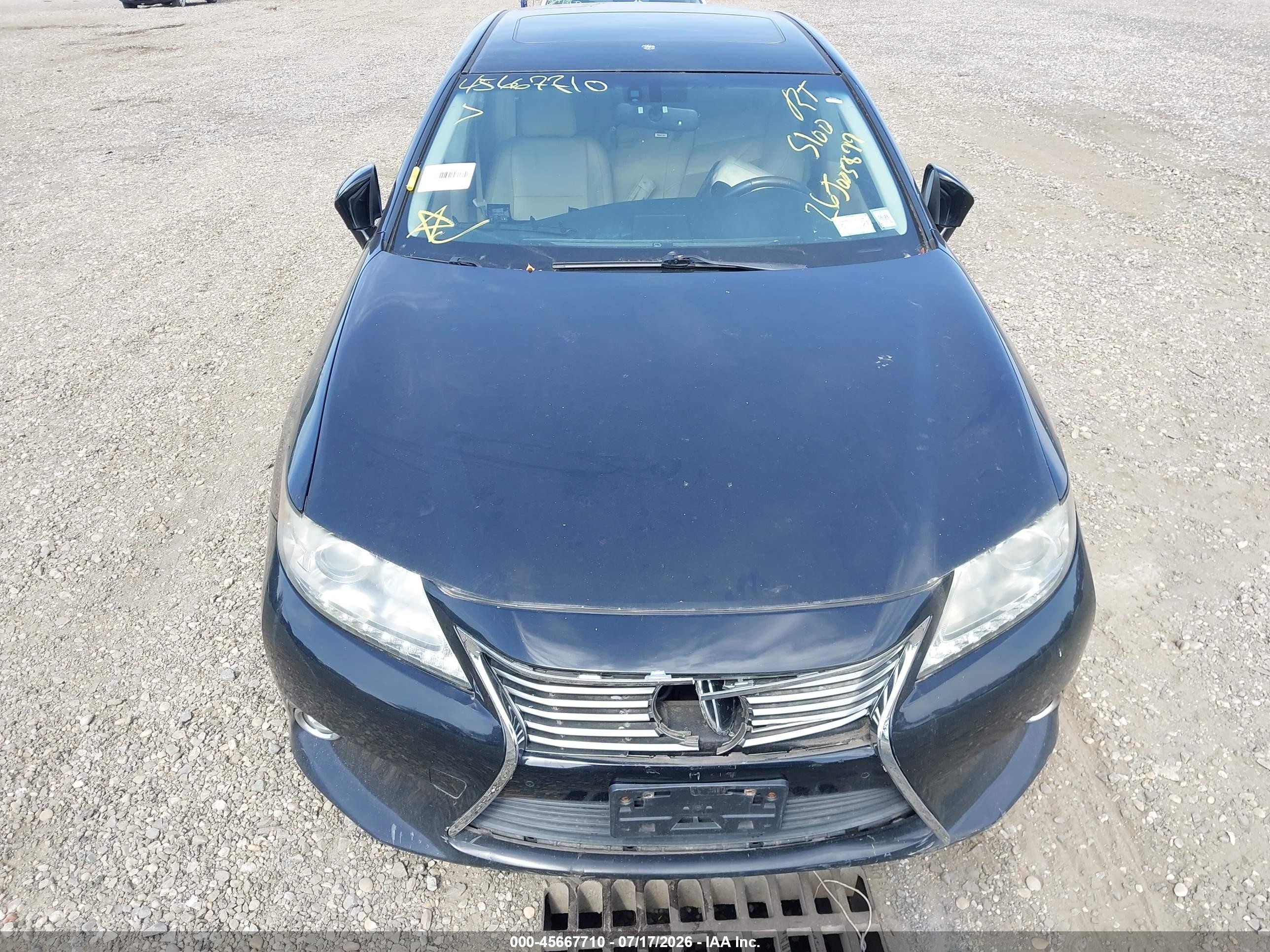 2014 Lexus Es 350   Black vin: JTHBK1GG4E2085849