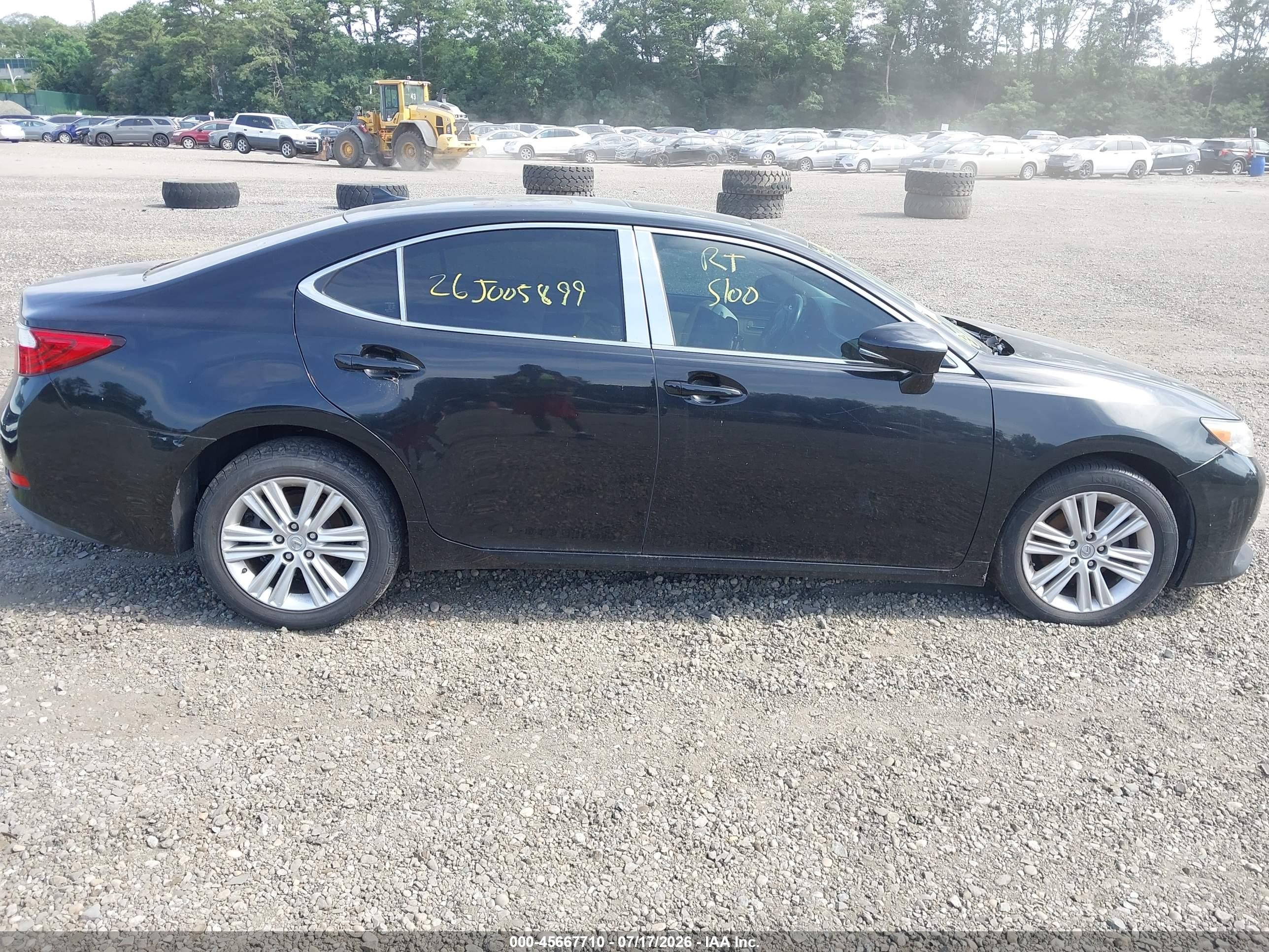 2014 Lexus Es 350   Black vin: JTHBK1GG4E2085849