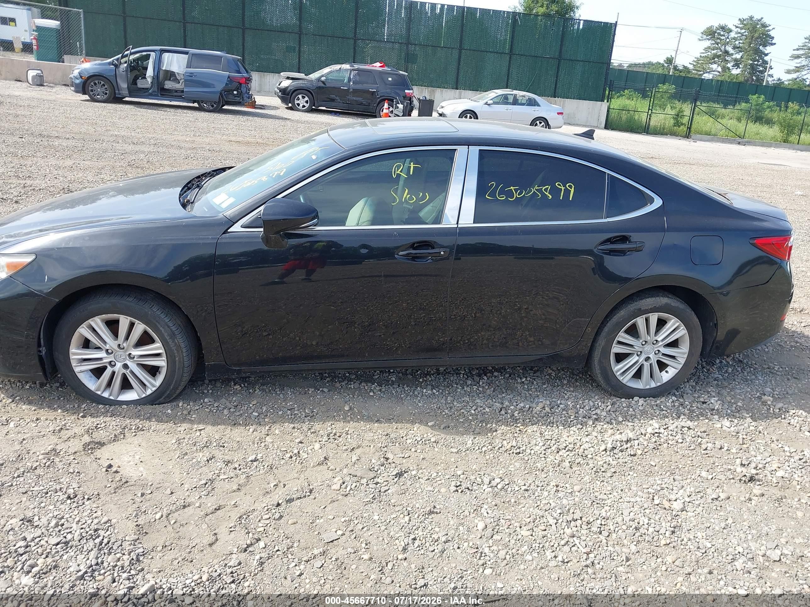 2014 Lexus Es 350   Black vin: JTHBK1GG4E2085849