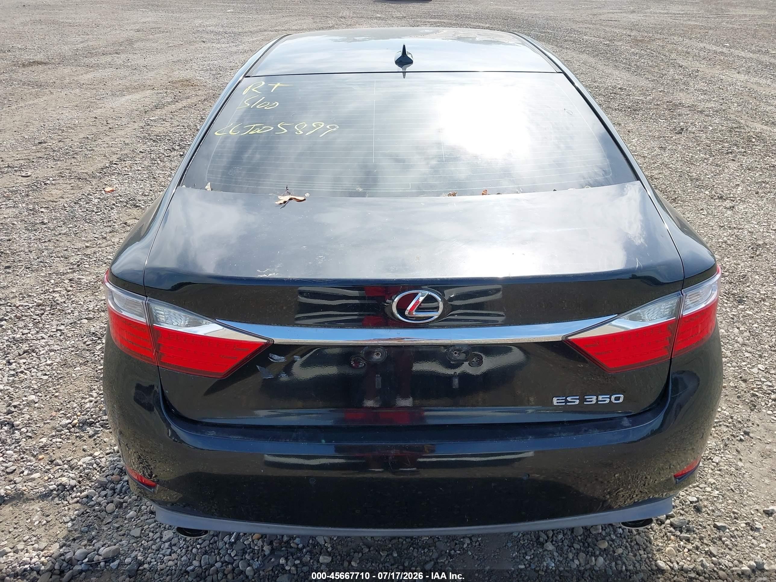 2014 Lexus Es 350   Black vin: JTHBK1GG4E2085849