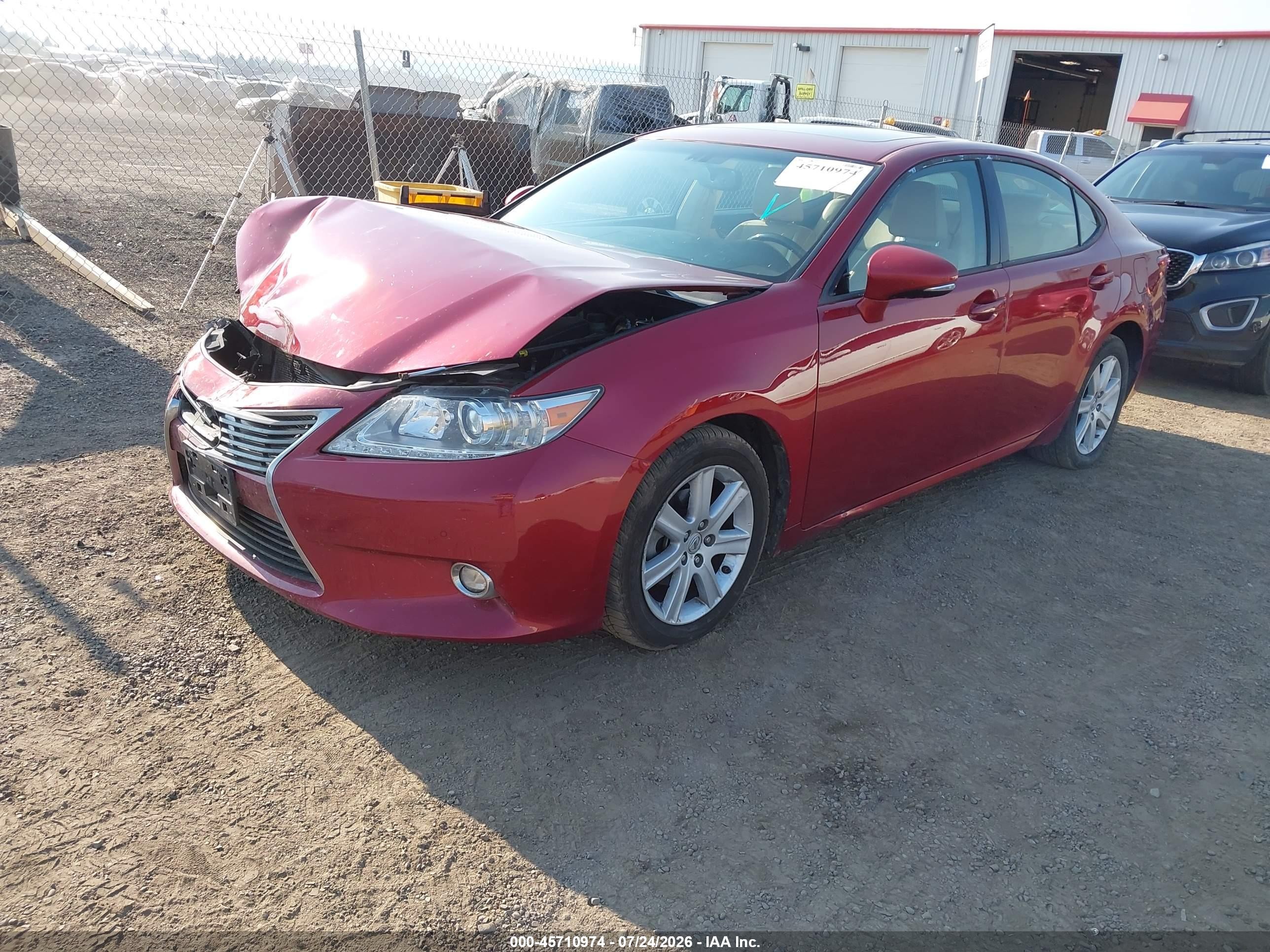 2014 Lexus Es 350   Maroon vin: JTHBK1GG4E2088346