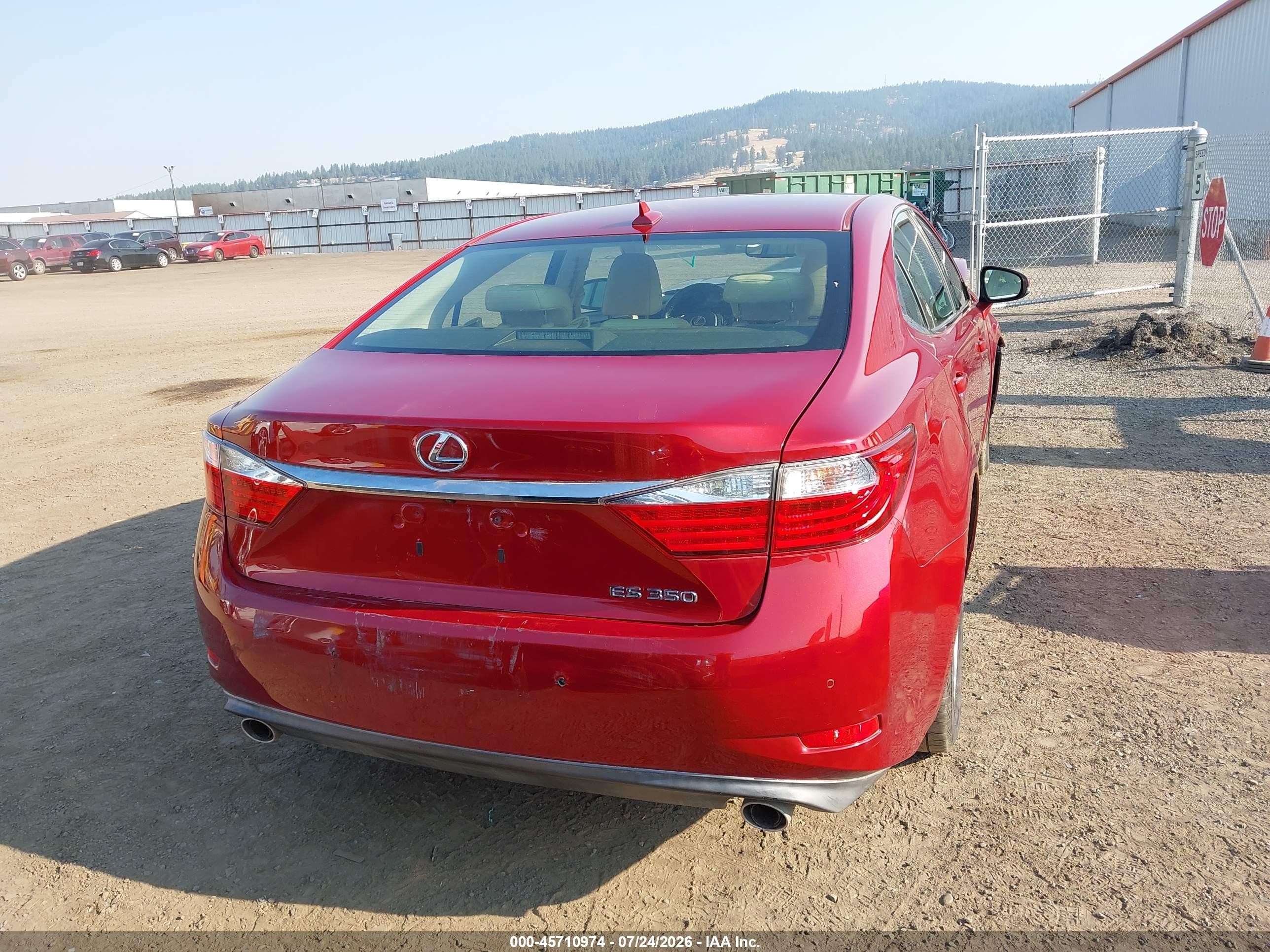 2014 Lexus Es 350   Maroon vin: JTHBK1GG4E2088346