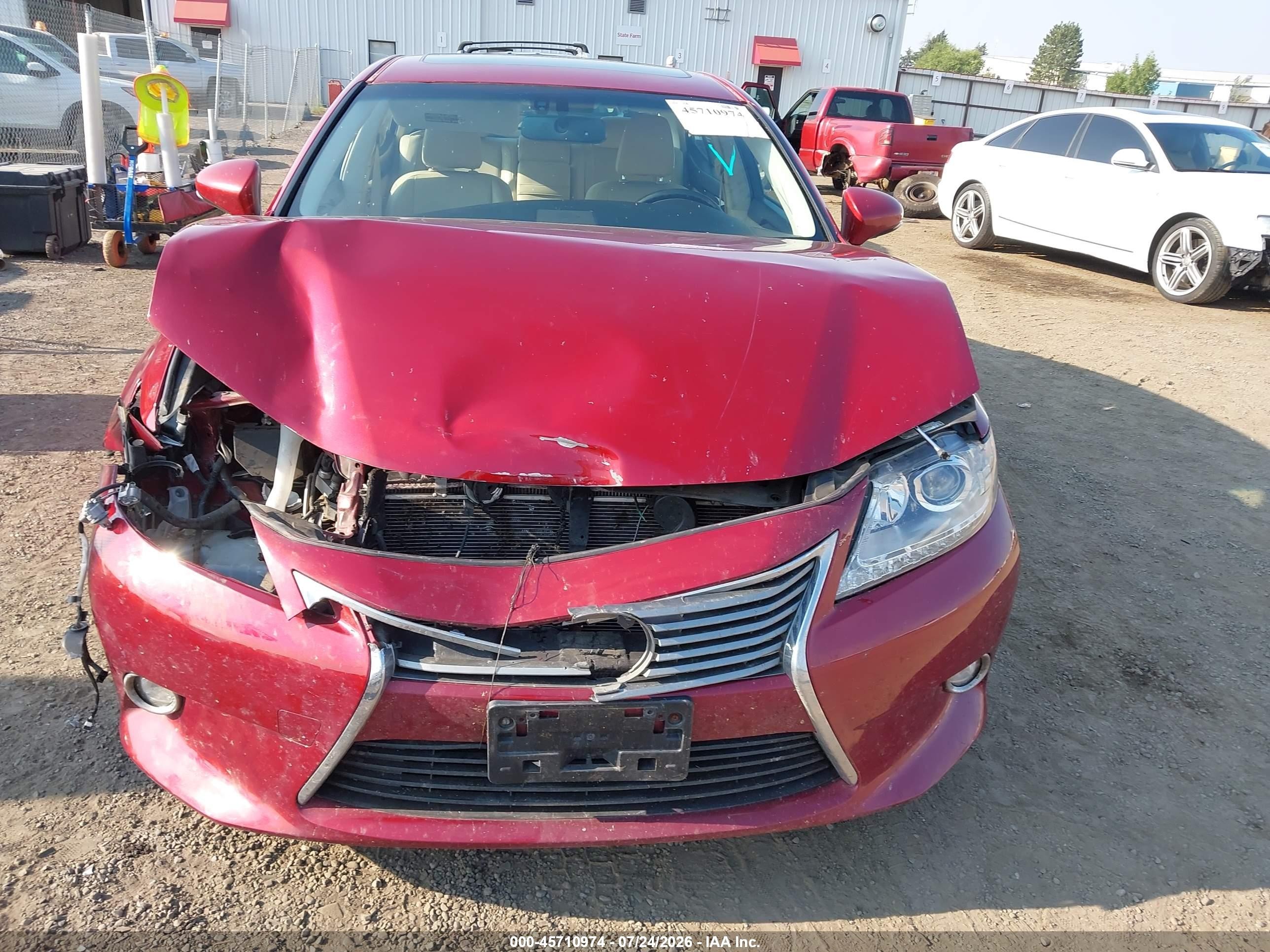 2014 Lexus Es 350   Maroon vin: JTHBK1GG4E2088346