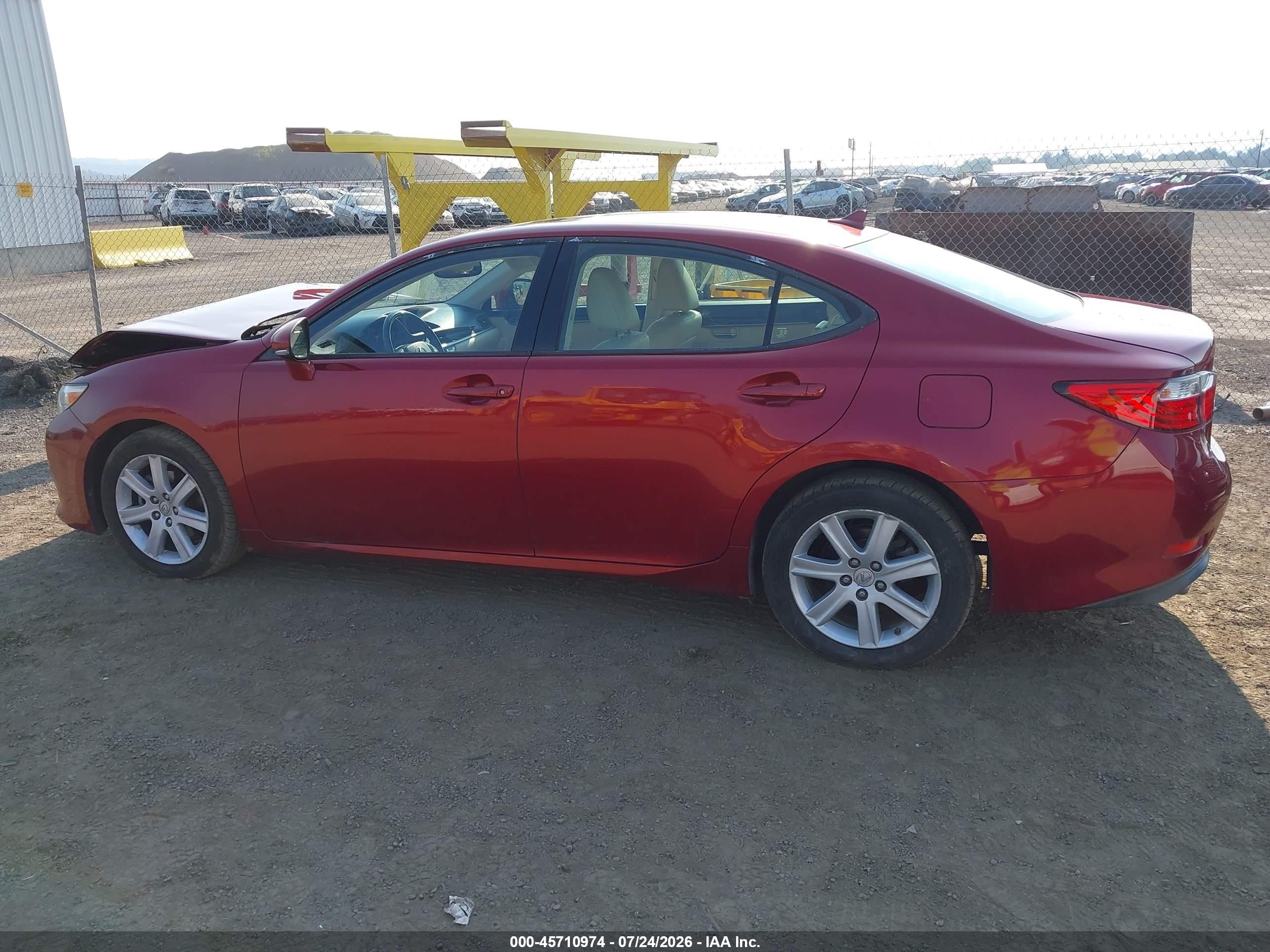 2014 Lexus Es 350   Maroon vin: JTHBK1GG4E2088346
