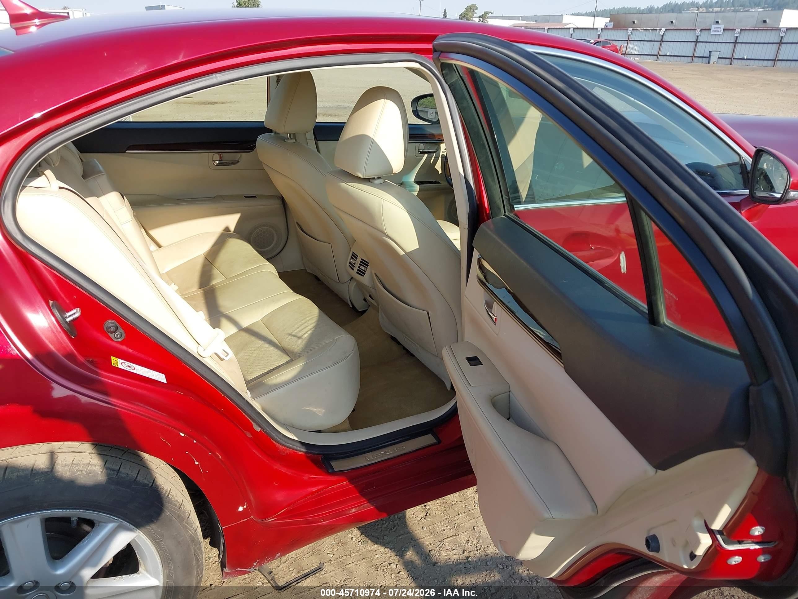 2014 Lexus Es 350   Maroon vin: JTHBK1GG4E2088346