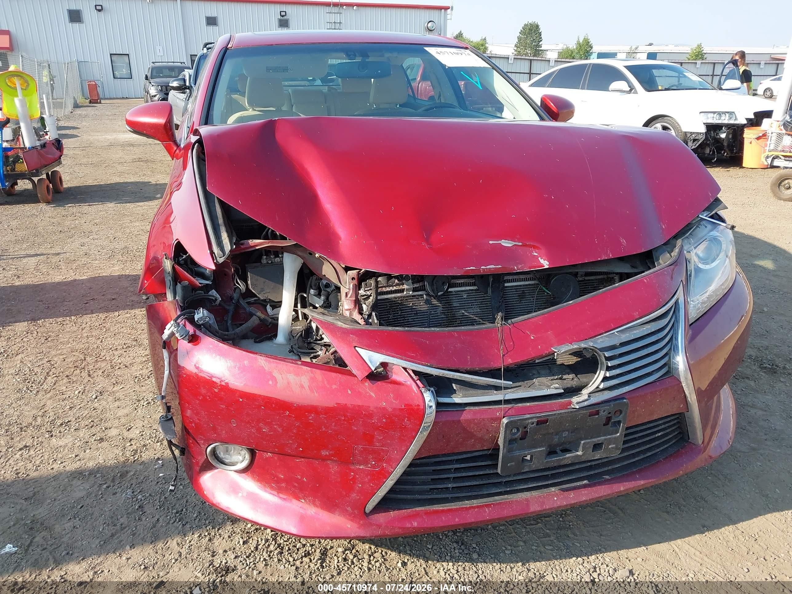 2014 Lexus Es 350   Maroon vin: JTHBK1GG4E2088346