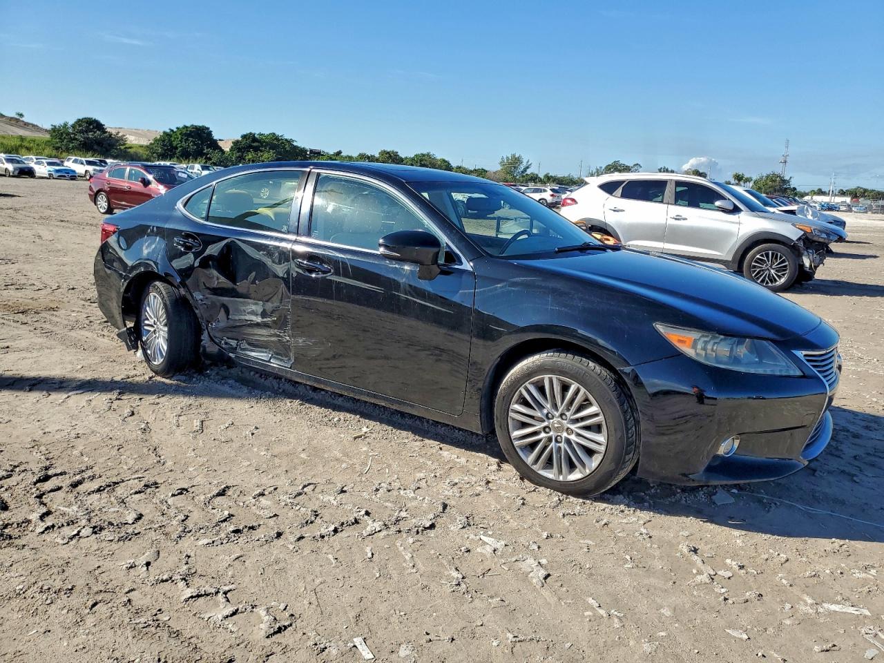 2014 Lexus Es 350 Black vin: JTHBK1GG4E2091988