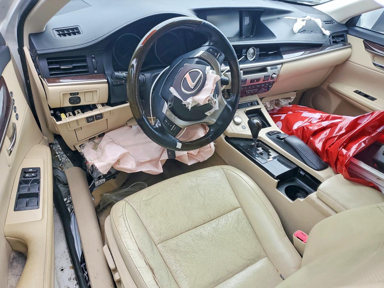 2014 Lexus Es 350 White vin: JTHBK1GG4E2093224