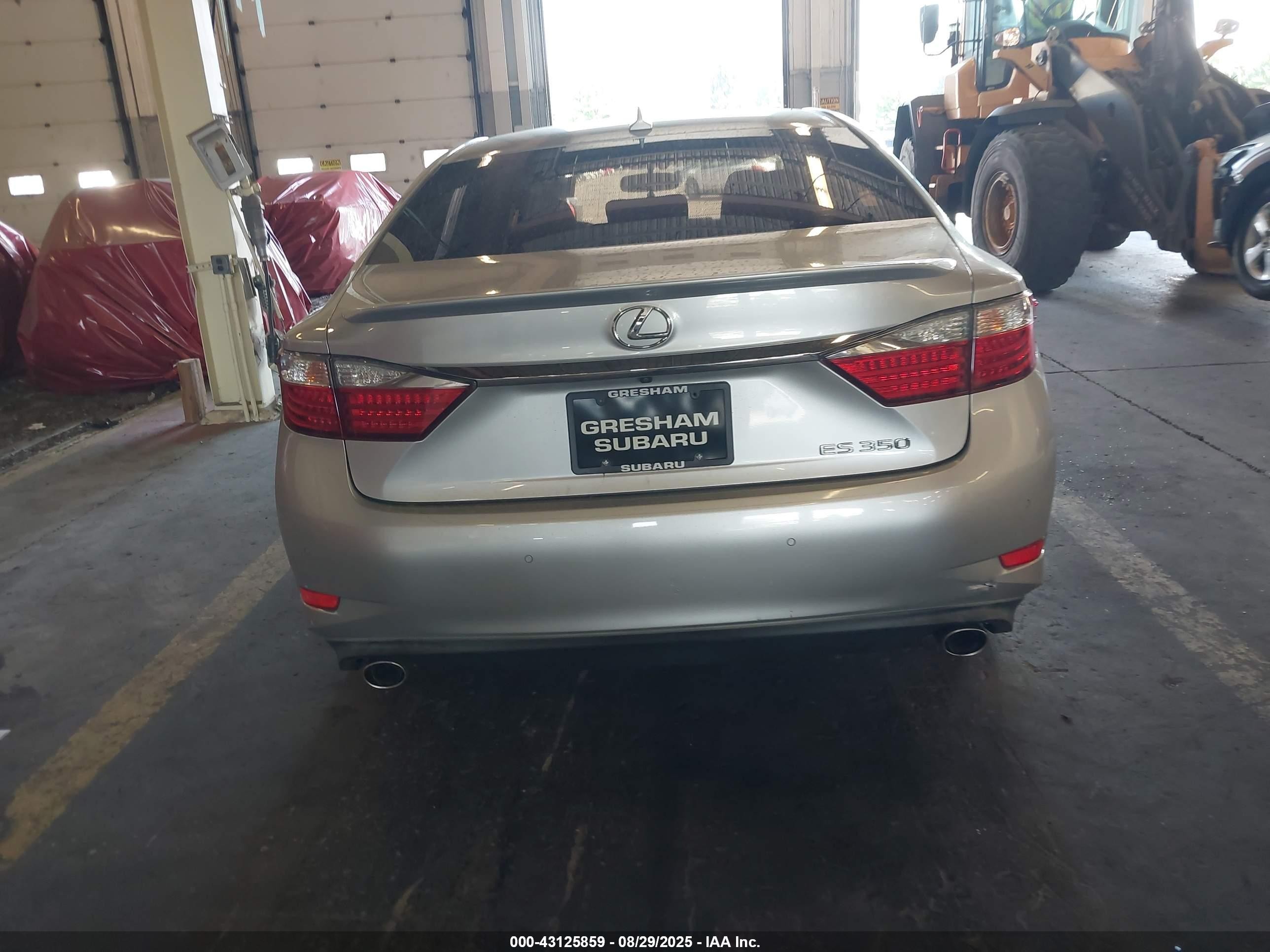 2014 Lexus Es 350   Silver vin: JTHBK1GG4E2094258