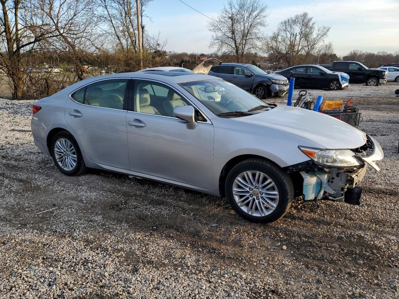 2014 Lexus Es 350 Base Silver vin: JTHBK1GG4E2094860