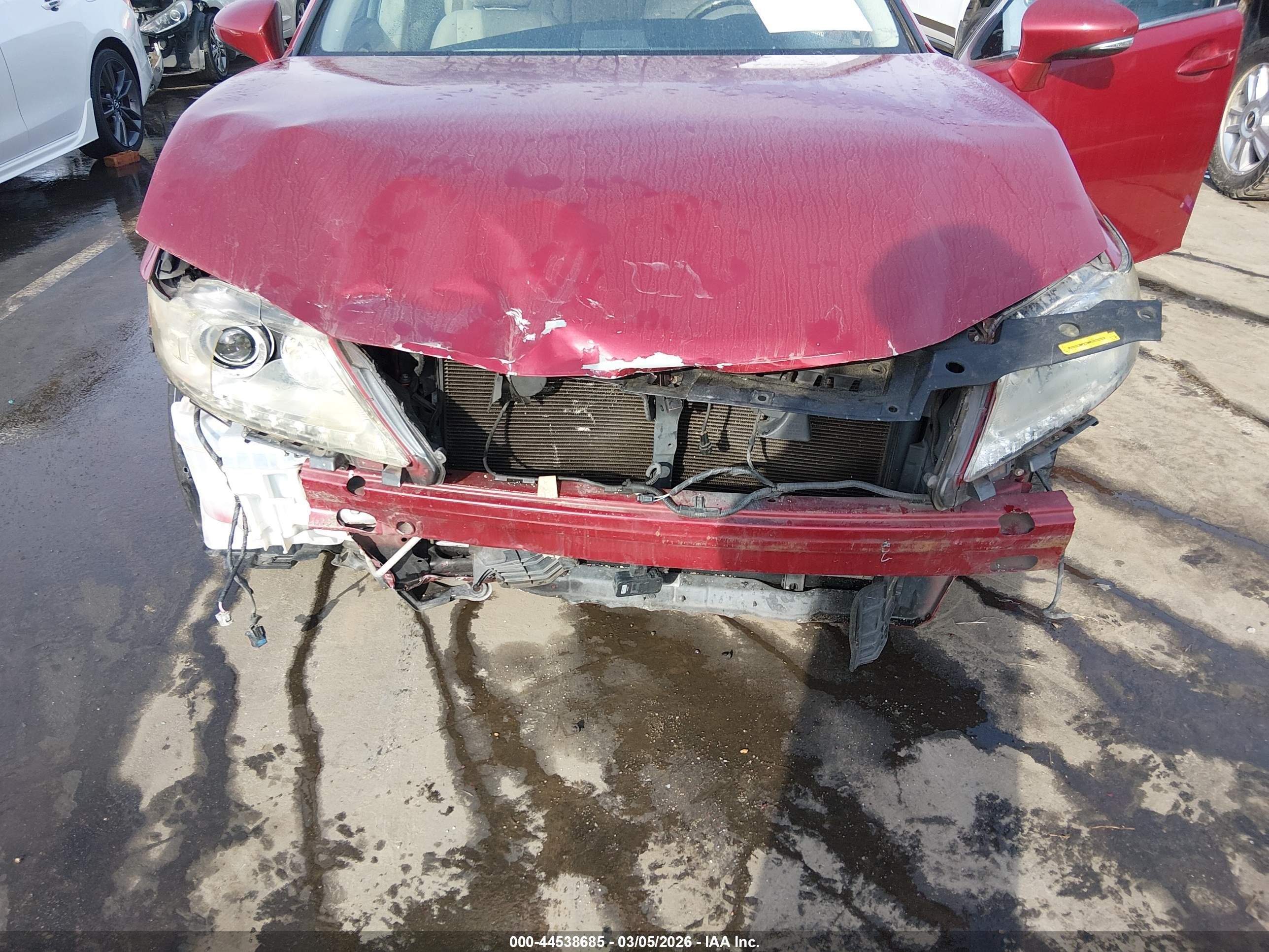2014 Lexus Es 350   Red vin: JTHBK1GG4E2096446